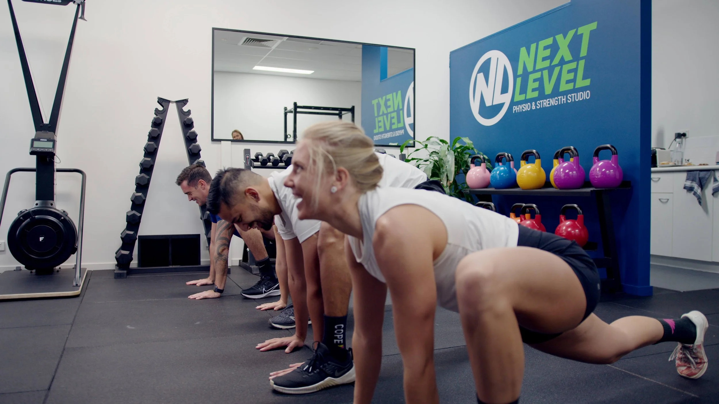 Injury prevention physiotherapy assessment focusing on movement quality and strength development