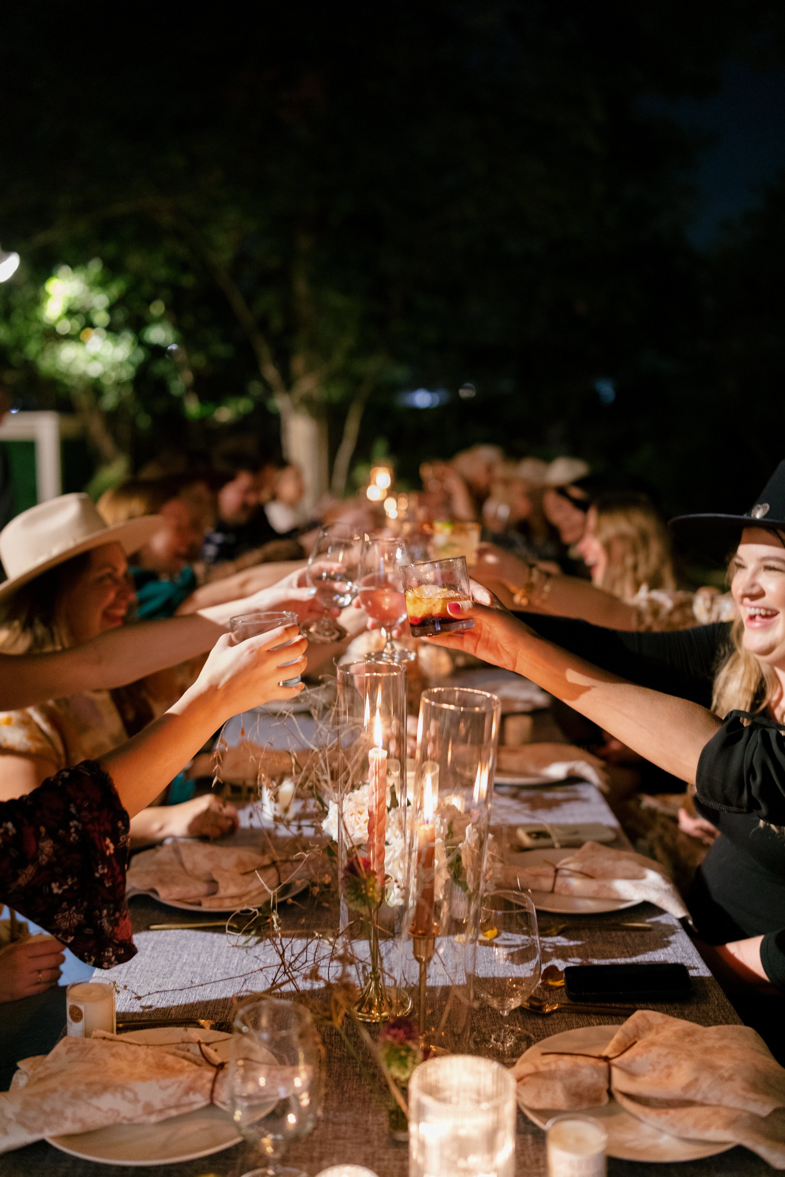 Guests Cheers at Vendor Appreciation Party in Houston, Texas