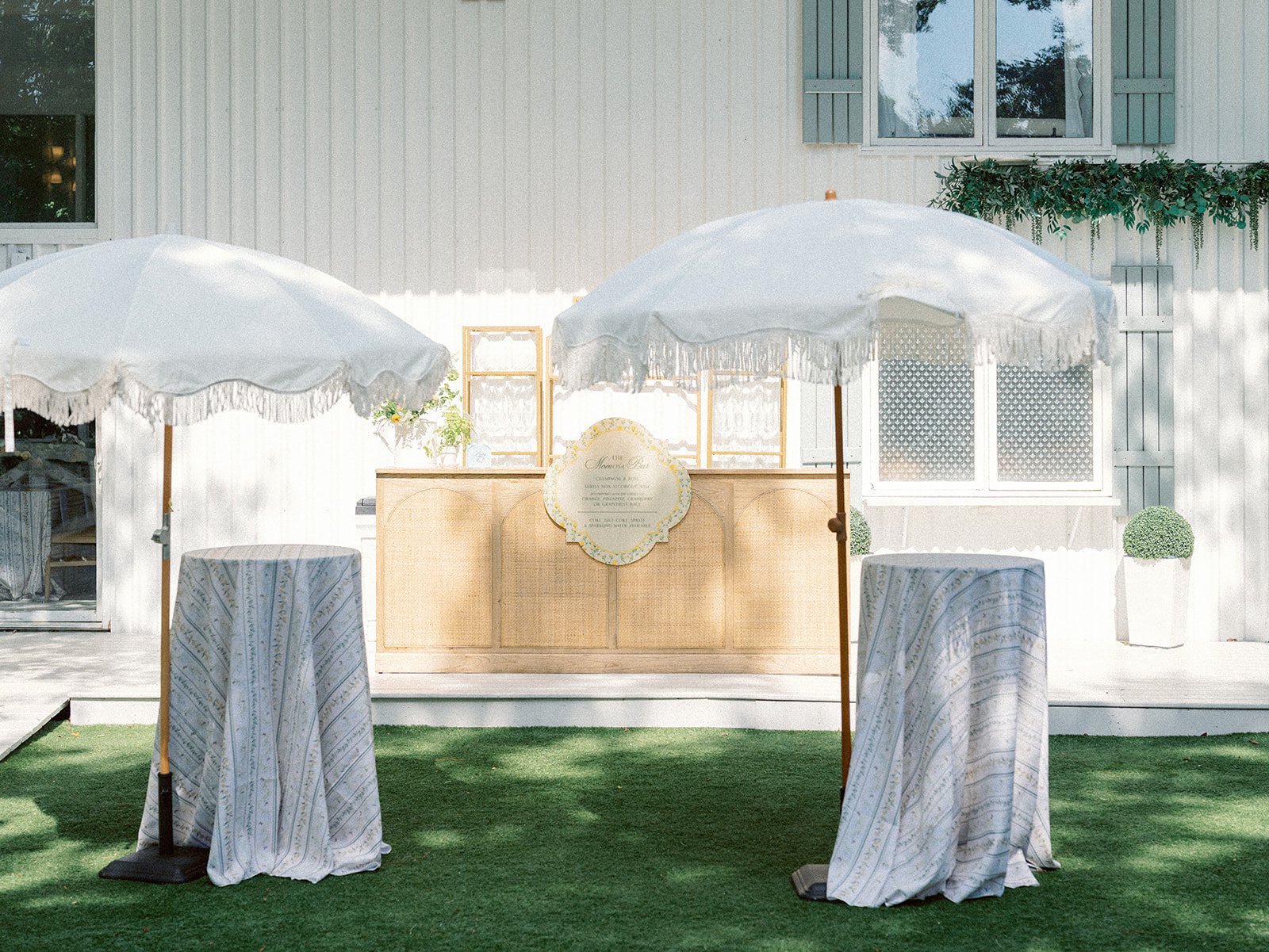 Cocktail Tables for Baby Shower with Growing Garden Theme in Houston, Texas