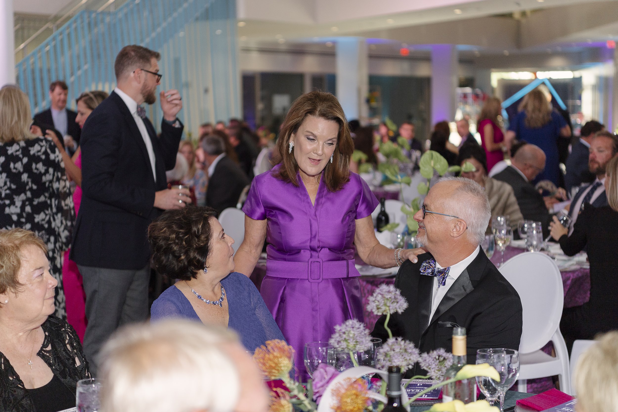 Attendees Mingling at Anniversary Gala