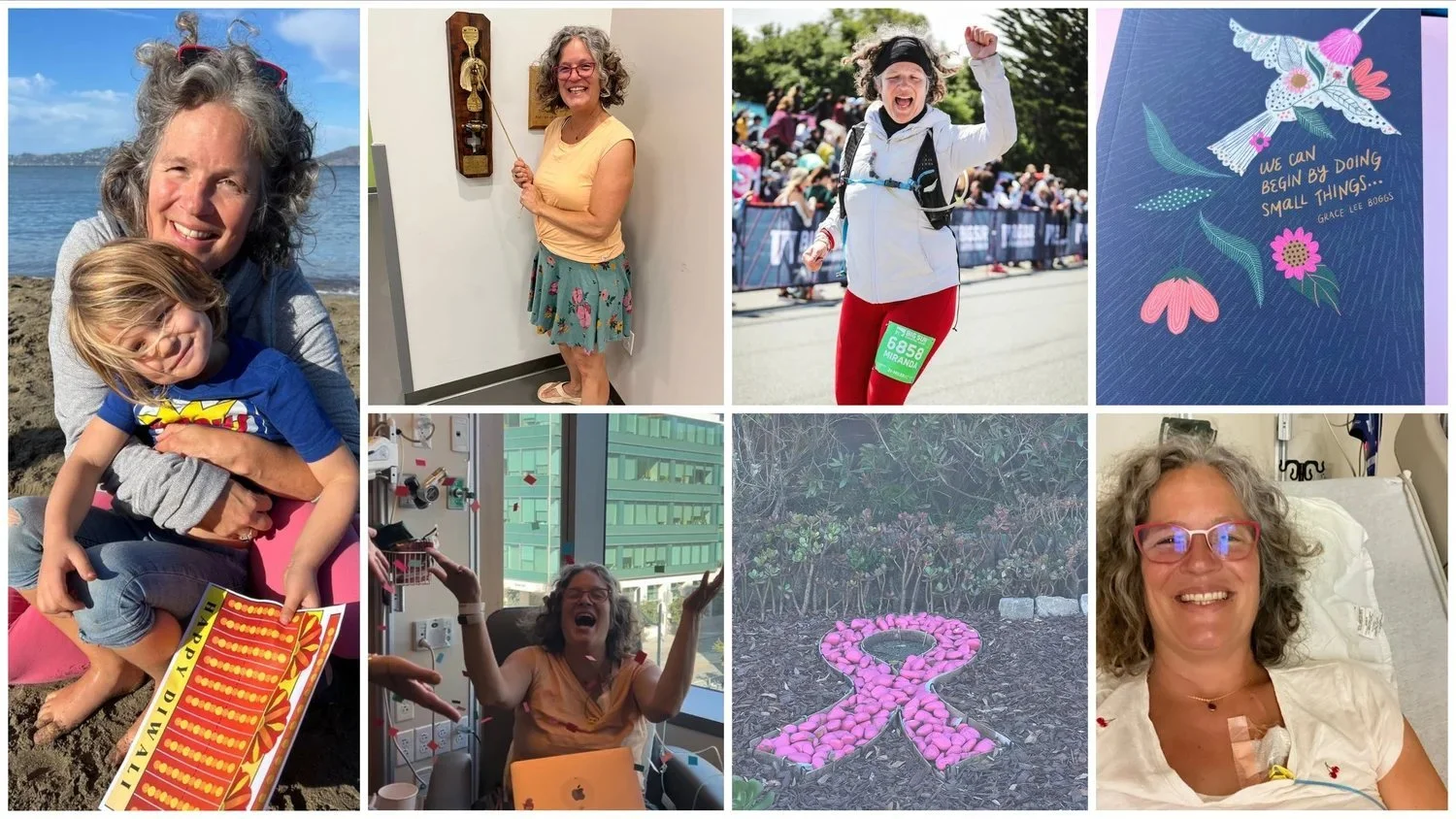 ‘I’m Alive’: Pink Rocks, a Survivor Bell and Confetti Party One Year Post Cancer Treatment