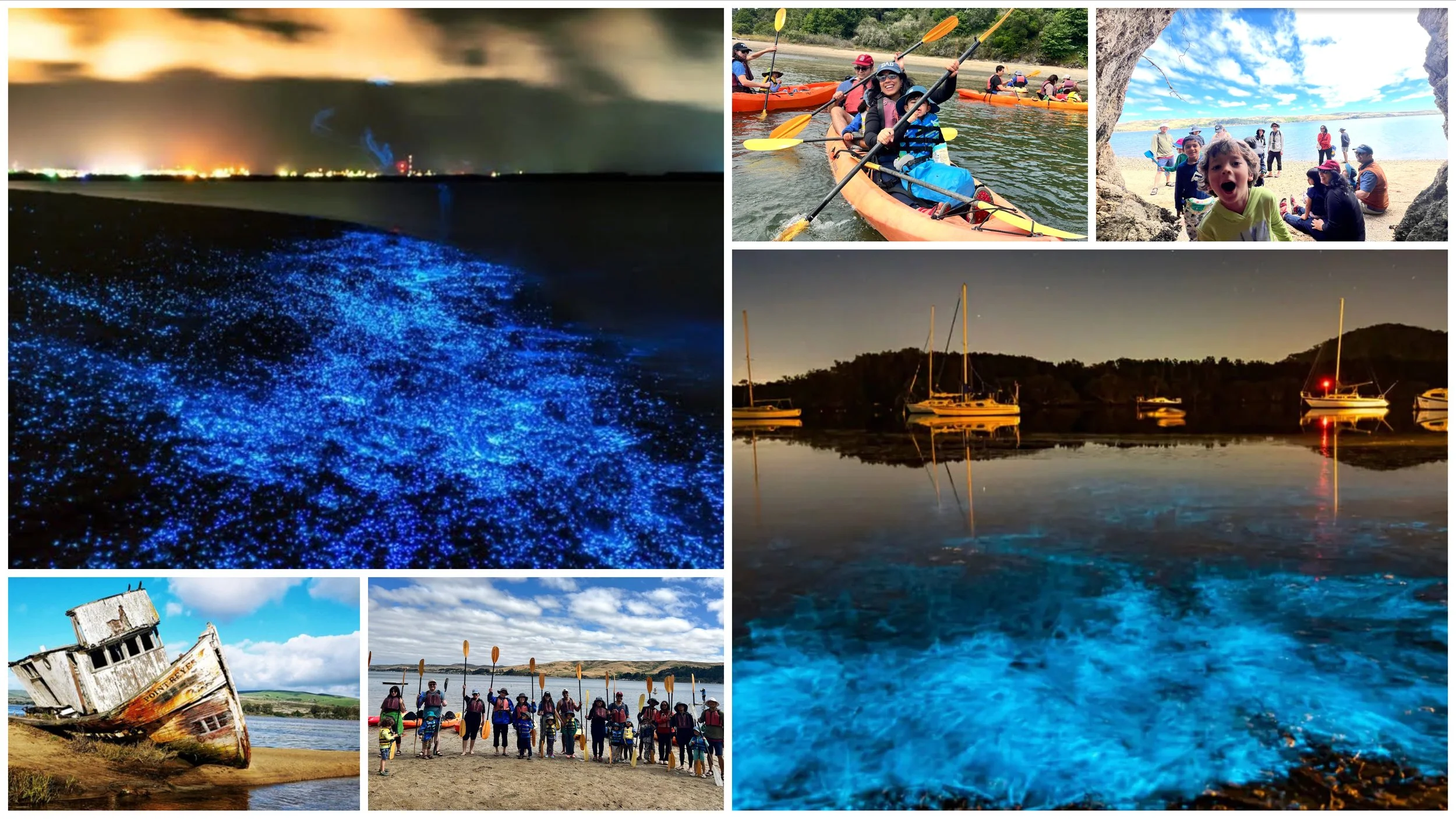 (9/11-13) Liquid Starlight: A Family Bioluminescent Kayaking + Camping Weekend in Point Reyes