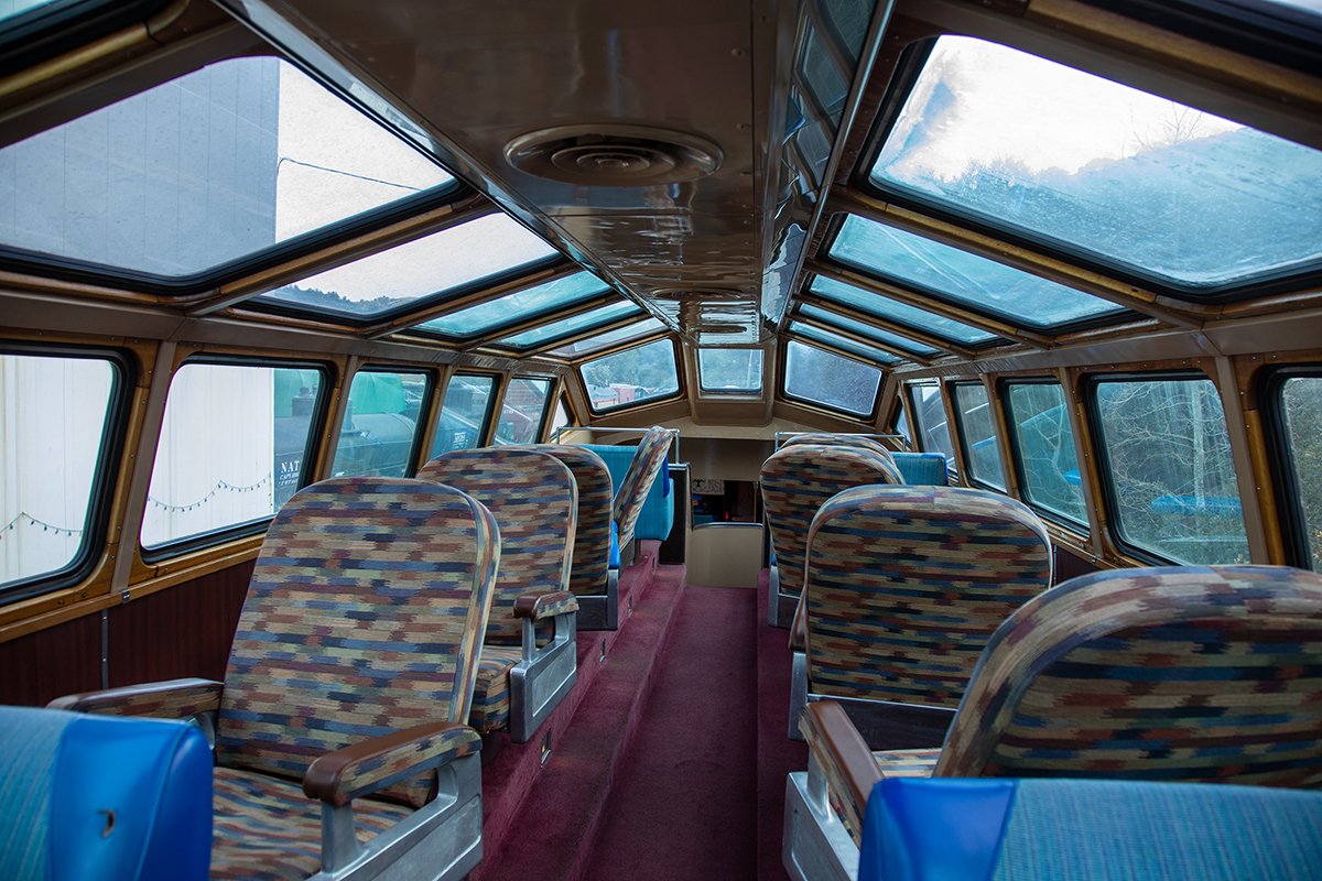 First Class Dome Car Top Level