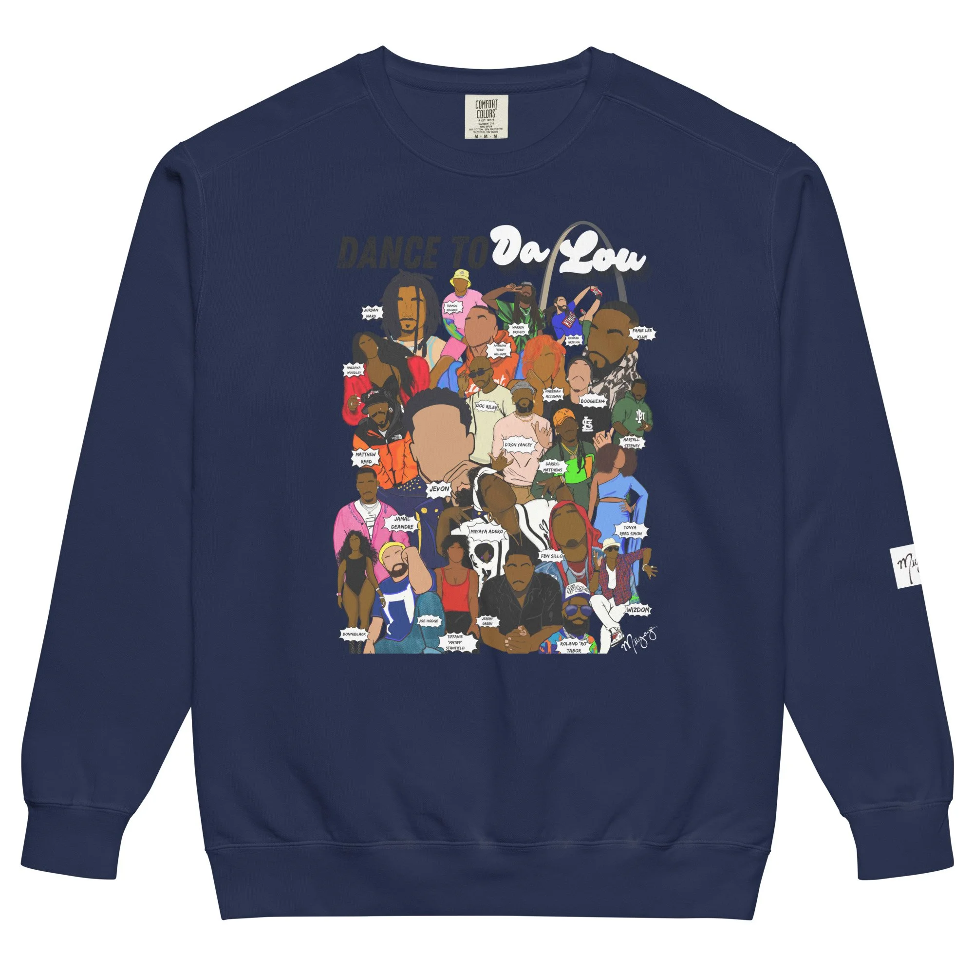 Dance to Da Lou Unisex garment-dyed sweatshirt