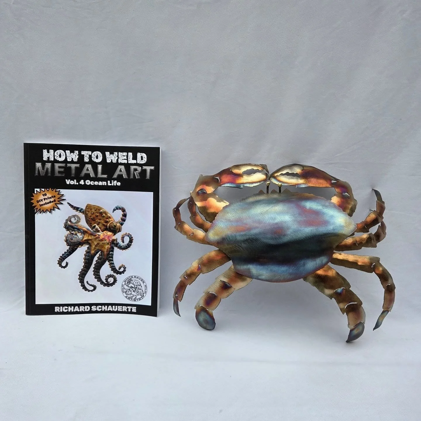 🎄✨ Christmas Sale! ✨🦀
Give the maker in your life the gift of creativity!
How to Weld Metal Art &ndash; Vol. 4: Ocean Life is on Amazon holiday pricing 🎁🔥

Perfect for welders, artists, and anyone who loves hands-on projects.
Patterns included!

