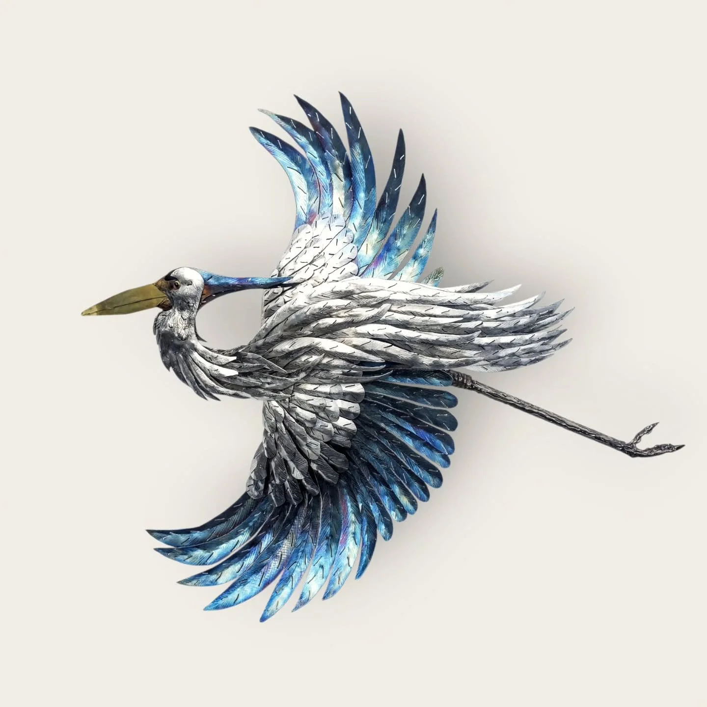 Another Heron piece 🪽 

Curious about making you own metal art ?

My series How to Weld Metal Art can teach you the beginner basics on making your own ideas come alive . Available on Amazon !

💥Follow link in bio to learn more !
www.whiteravenartis