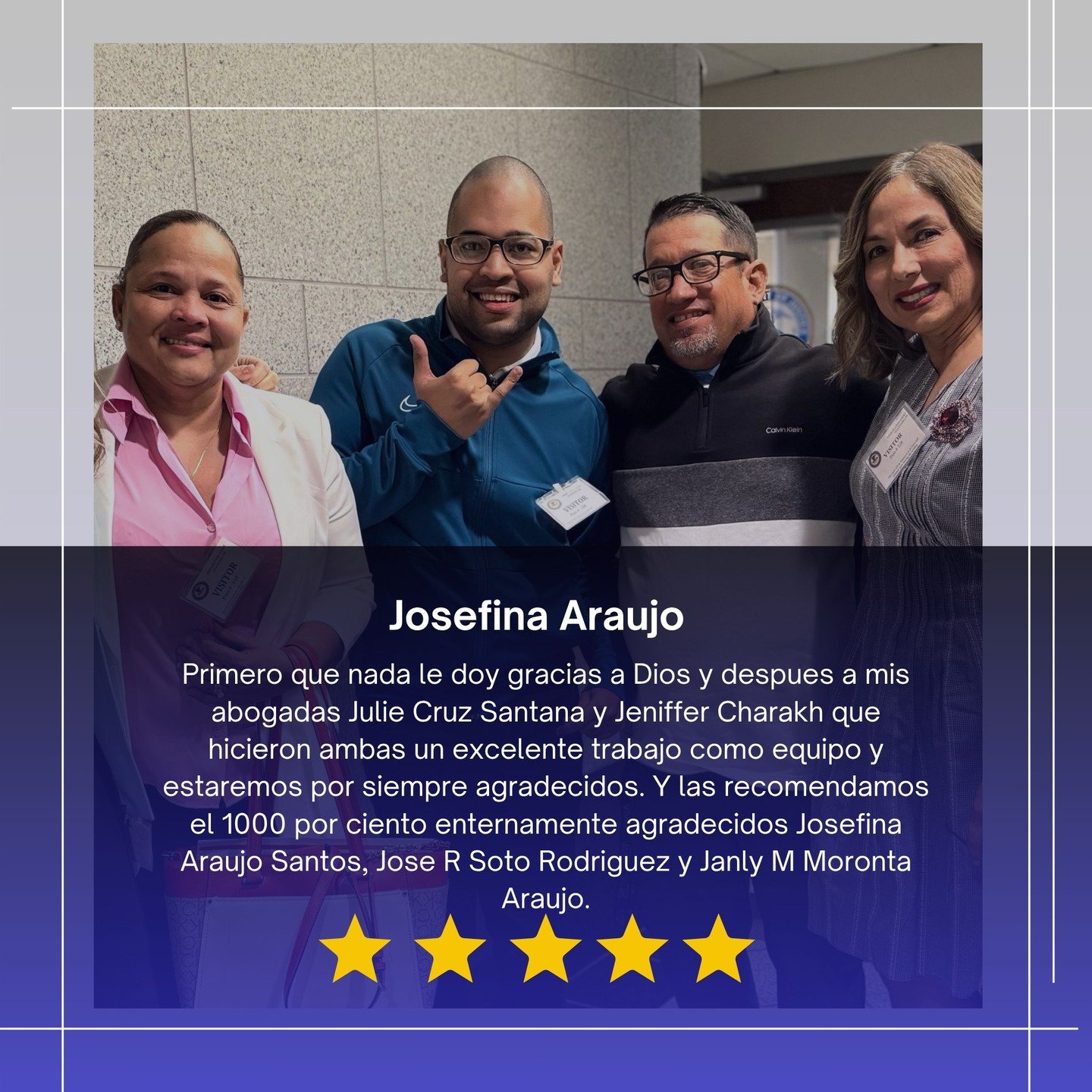 🙏🏼Queremos recordar y expresar nuestra gratitud a cada uno de nuestros clientes que han depositado su confianza en nuestros servicios, y que comparten con nosotros sus comentarios sobre su &eacute;xito.
Hoy queremos resaltar el inspirador caso de J
