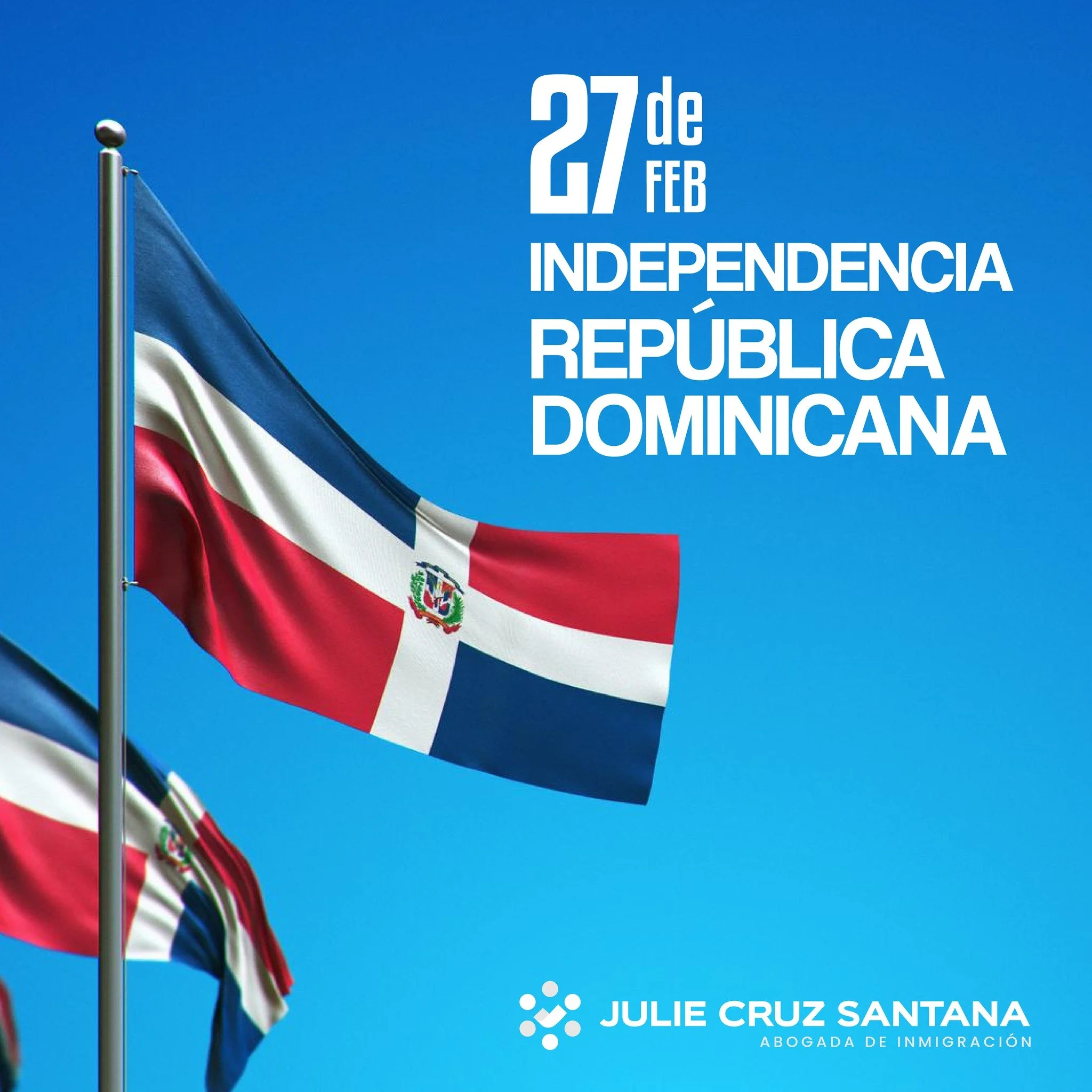 🇩🇴 El 27 de febrero nos recuerda el valor y la determinaci&oacute;n de un pueblo que luch&oacute; por su soberan&iacute;a y su identidad. La independencia dominicana es s&iacute;mbolo de sacrificio, resiliencia y amor profundo por la patria. Que es