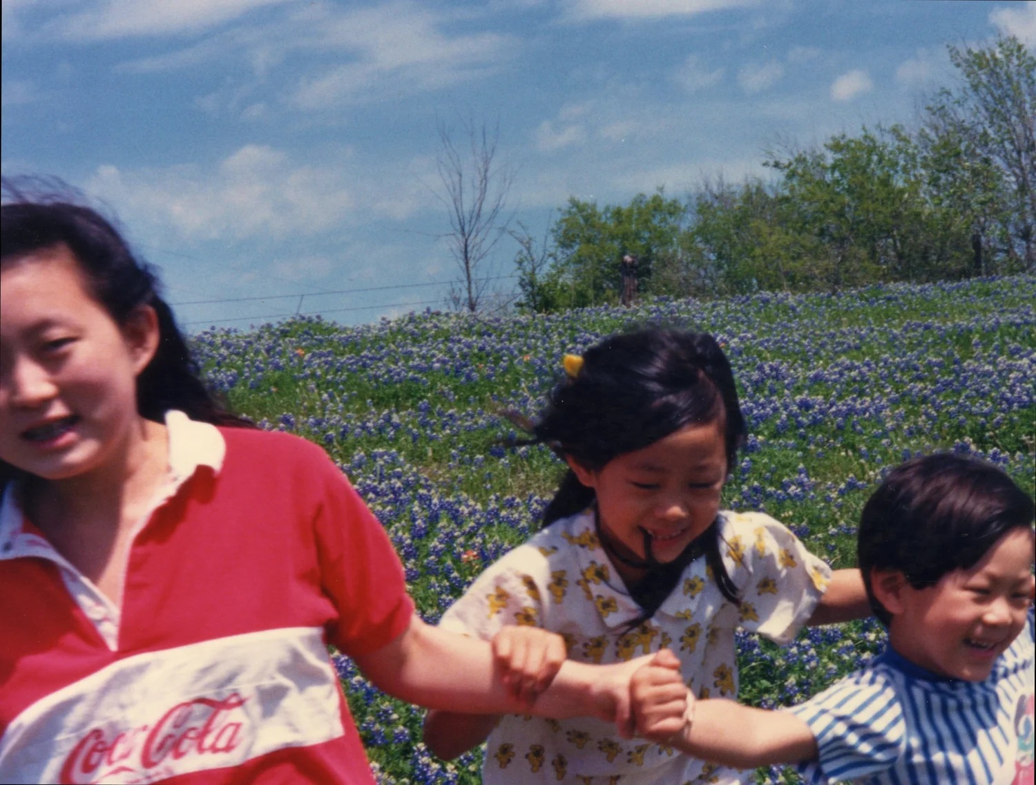 Gene Lee as a kid with his family, Texas, early 1990s
