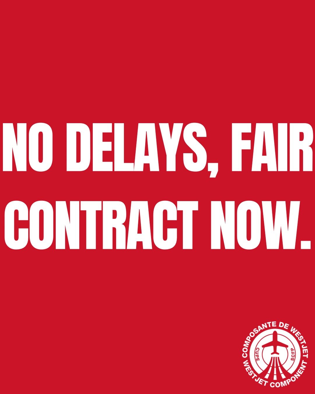 The WestJet Mainline Bargaining Committee has issued Notice of Dispute. No delays, fair contract now. #CA2