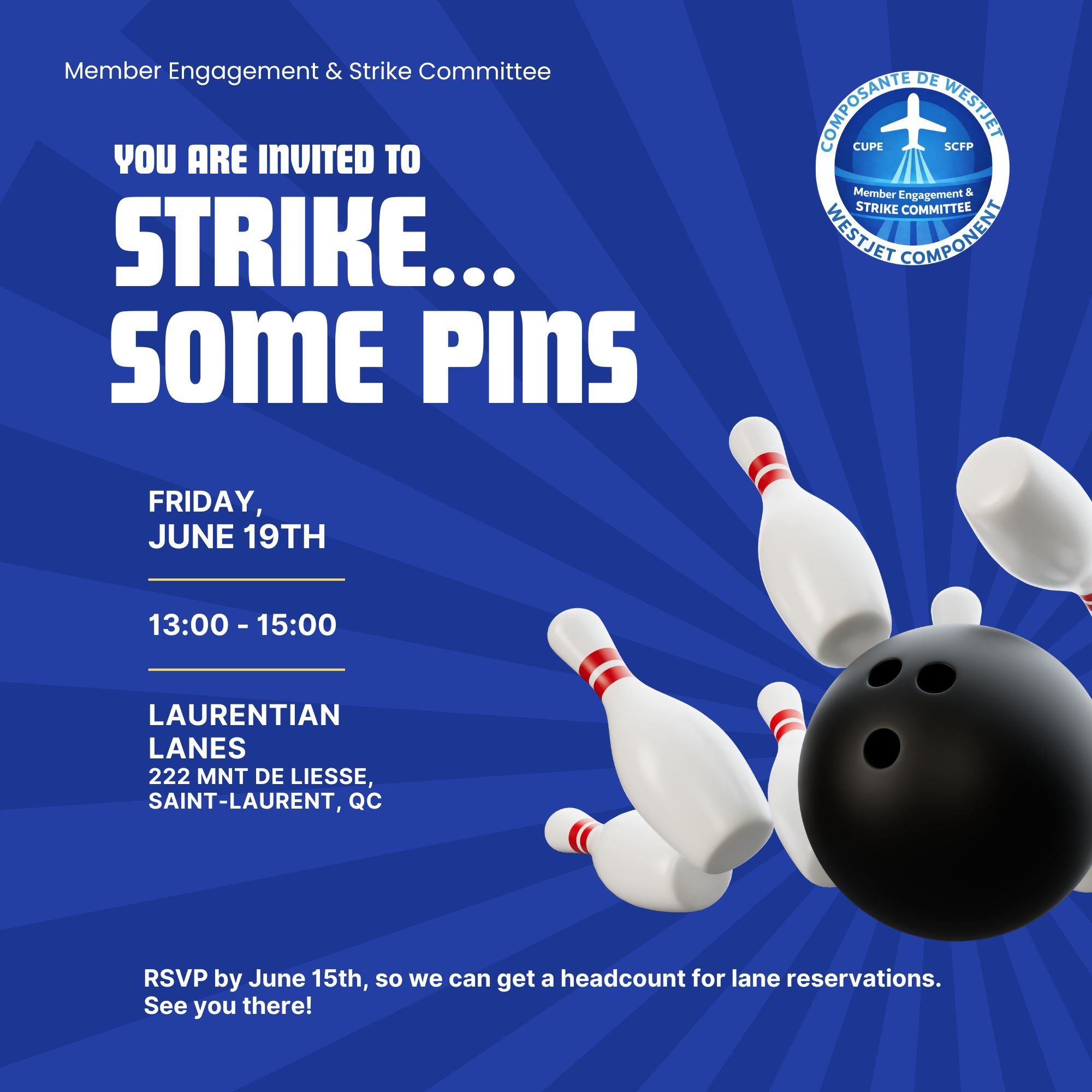 Bowling afternoon - YUL (Montreal)