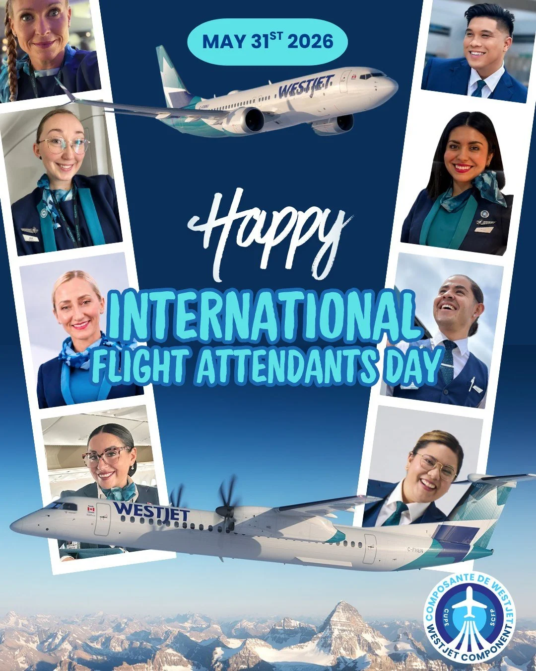 To every WestJet flight attendant: today is for you.

From the quiet moments before boarding to the complex, high-pressure situations that only we truly understand, your dedication is the heartbeat of our airline. You aren't just cabin crew; you are 