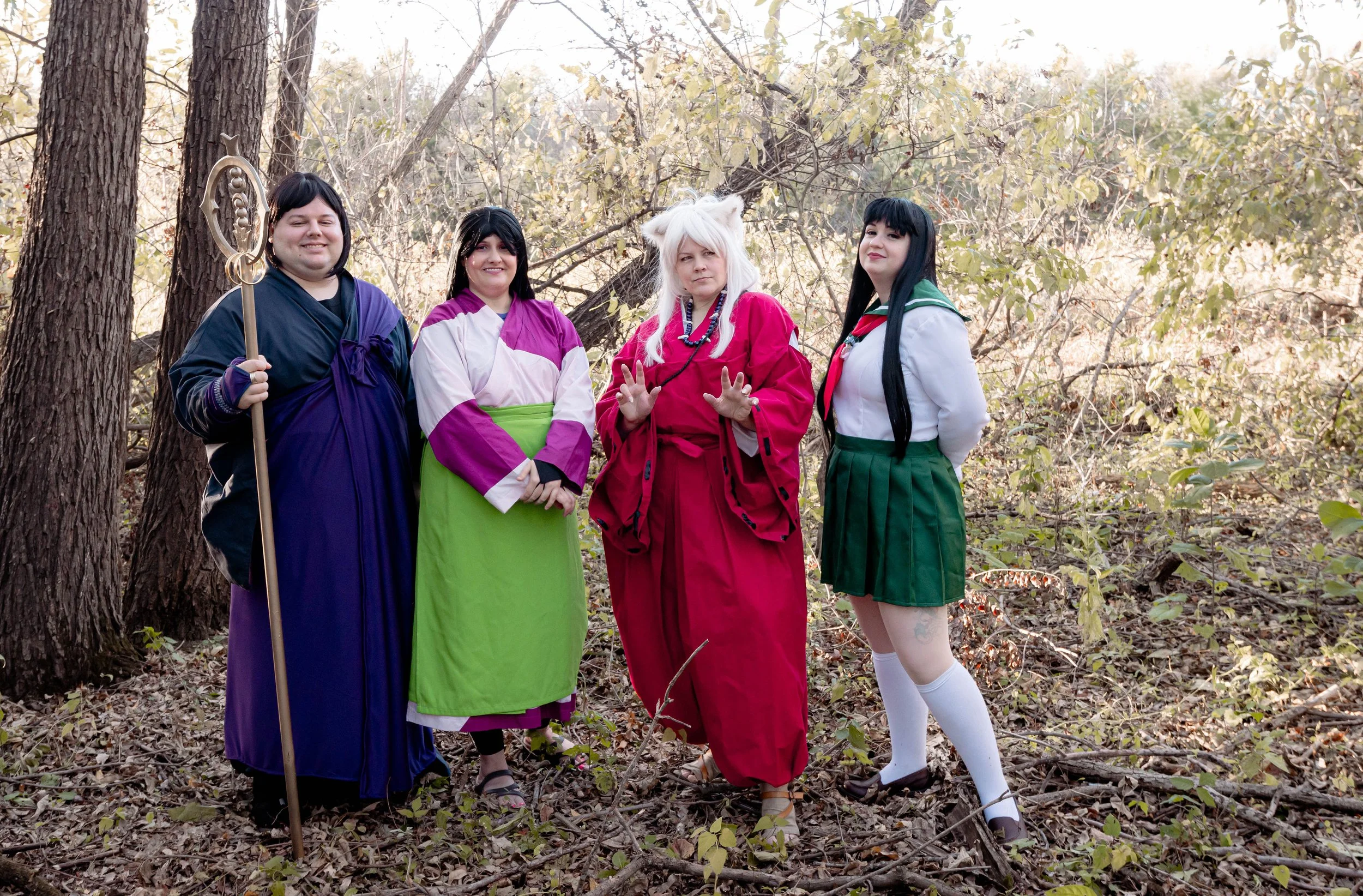 Shot by @mimoouniverse
@sundrop_meadow as Sango
@yomuchan_cosplay as Kagome
@teddiliza as Inuyasha