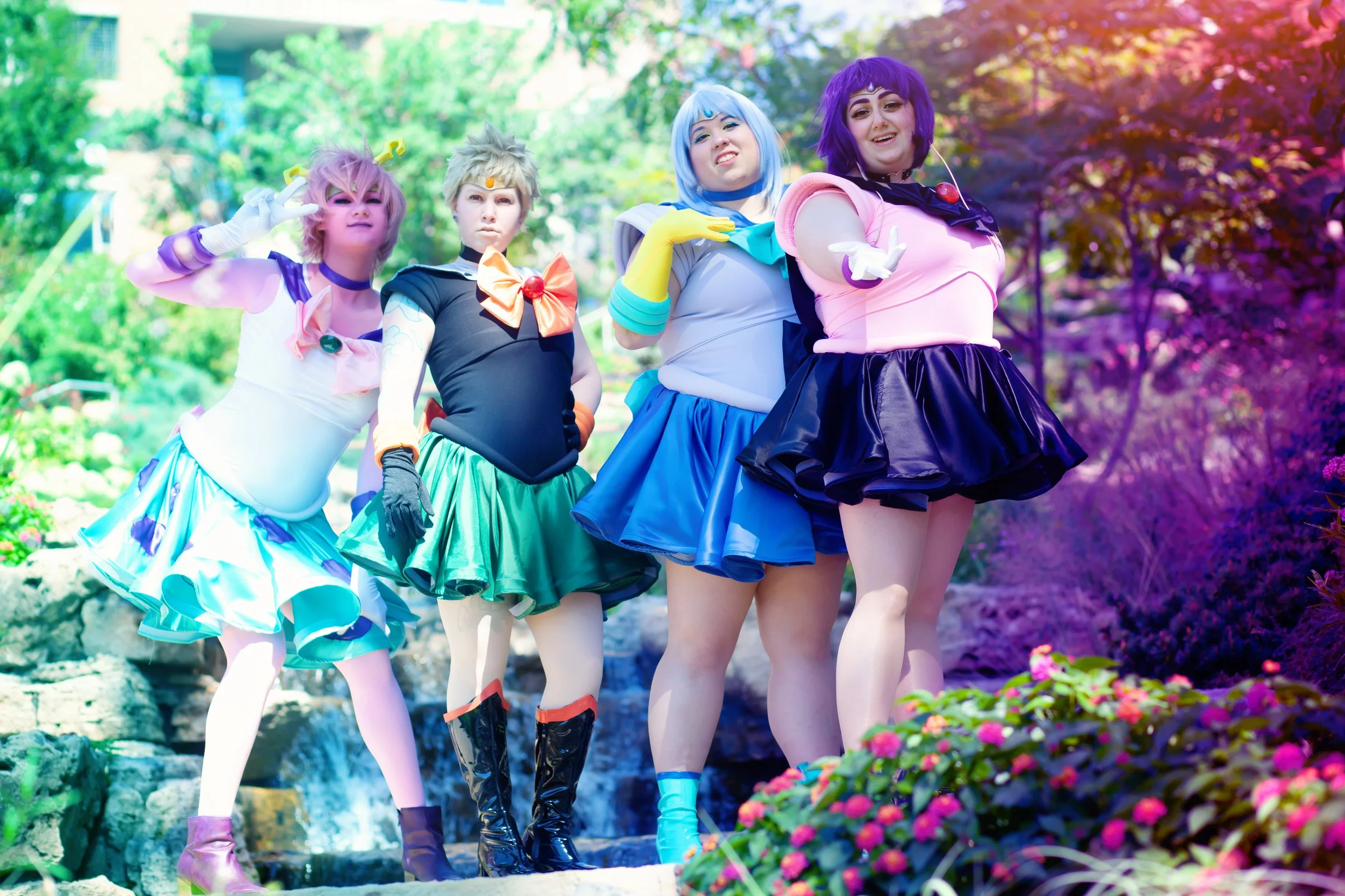 Shot by @mouzycatphotography
@98kiirigiri89 as Mina Ashido
@itchy8itchyspider as Kyoka Jiro
@seifernoir as Katsuki Bakugo