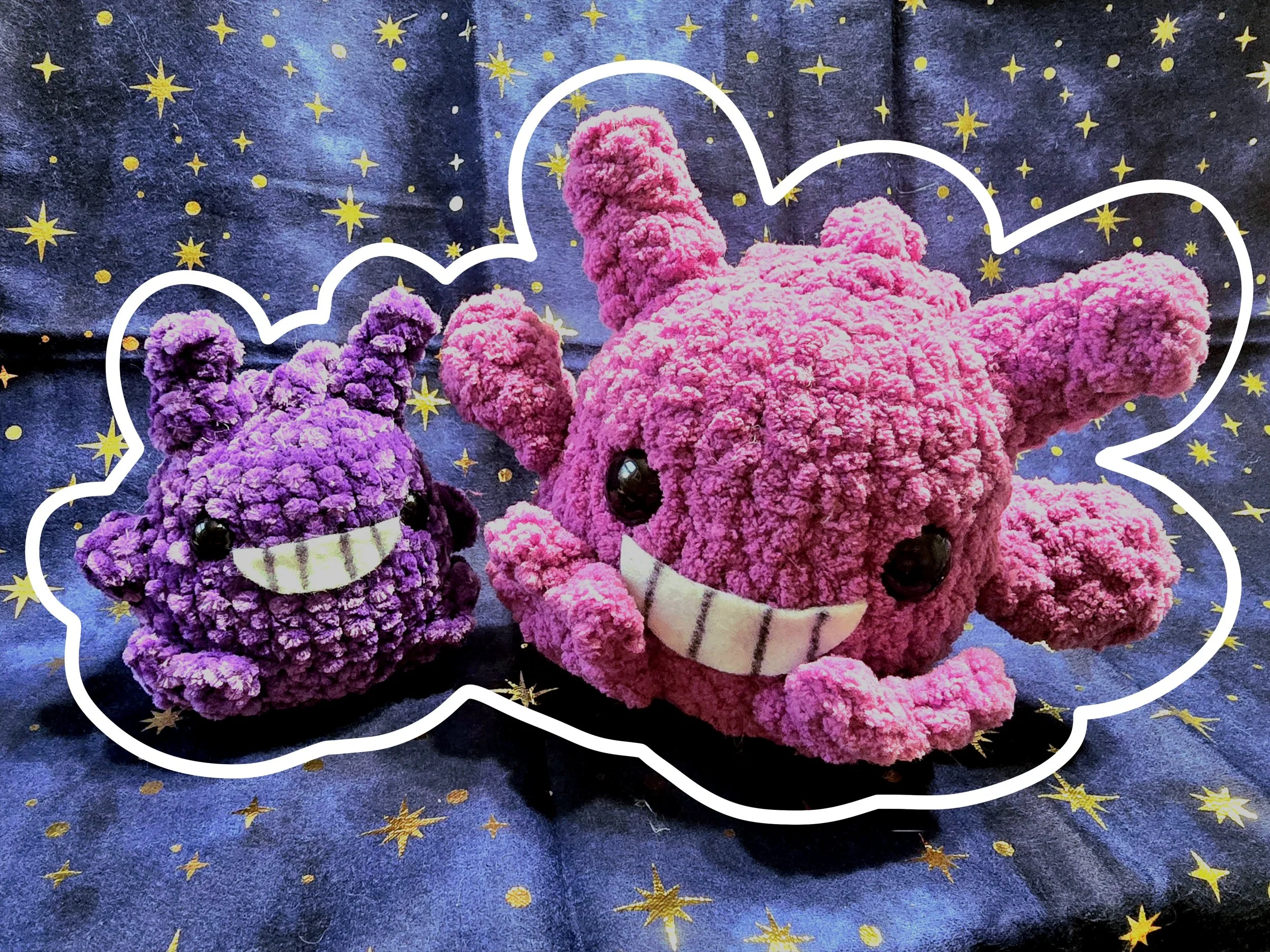 Gengar - pattern by The Girl Who Knots