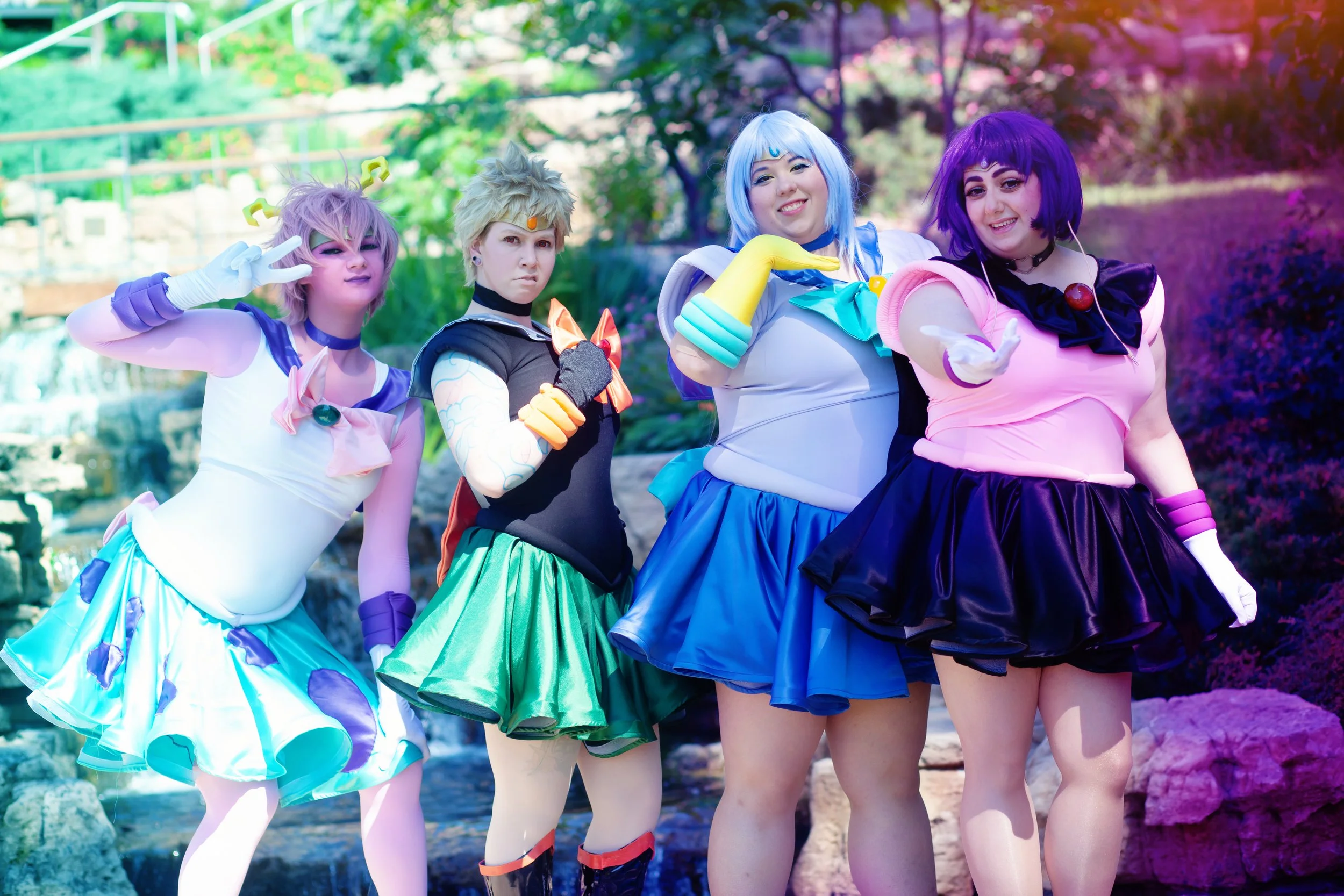 Shot by @mouzycatphotography
@98kiirigiri89 as Mina Ashido
@itchy8itchyspider as Kyoka Jiro
@seifernoir as Katsuki Bakugo