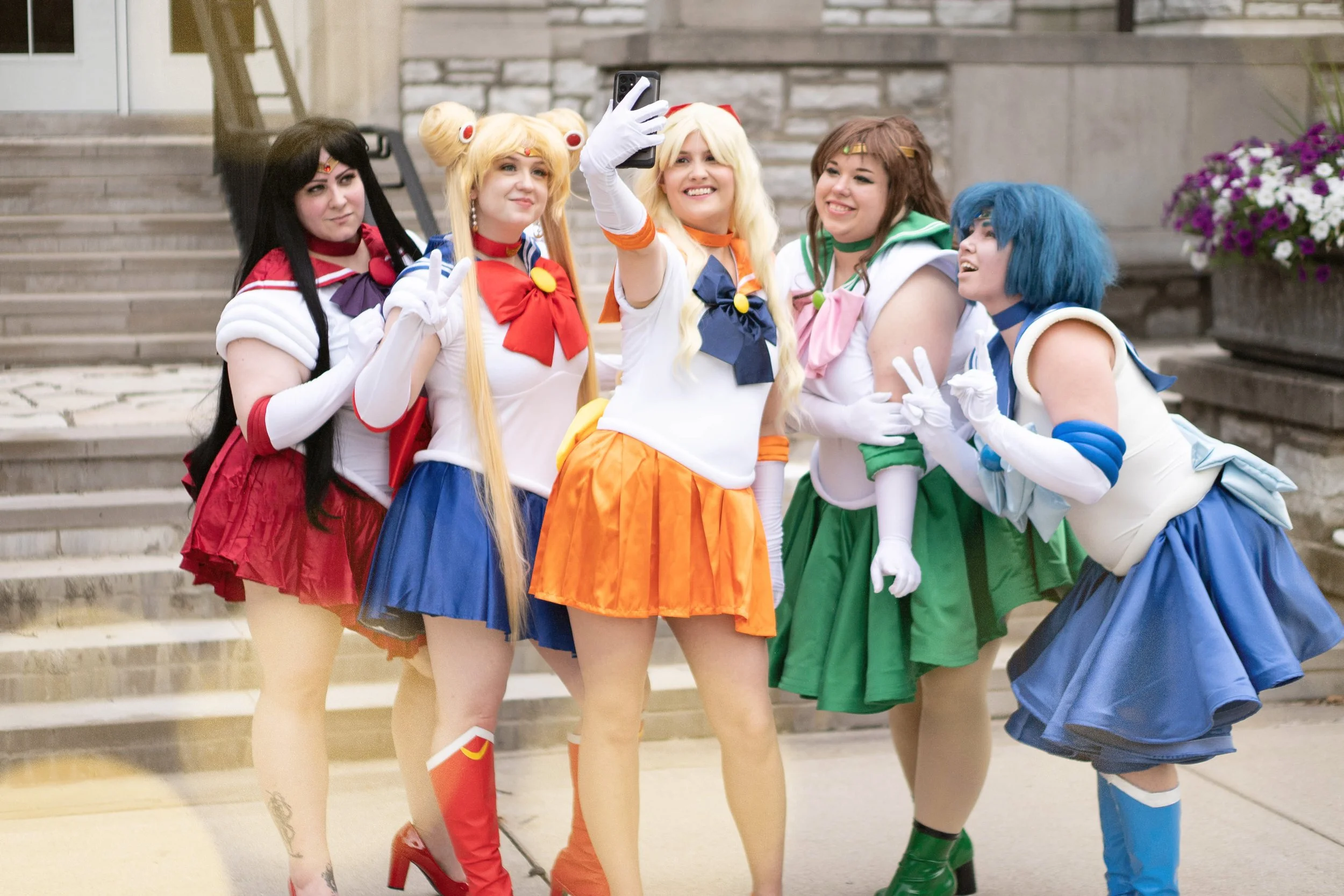 Shot by @beesingphotos
@seifernoir as Sailor Mercury 
@melancholy.maiden as Sailor Mars
@yomuchan_cosplay as Sailor Moon
@sundrop_meadow as Sailor Venus