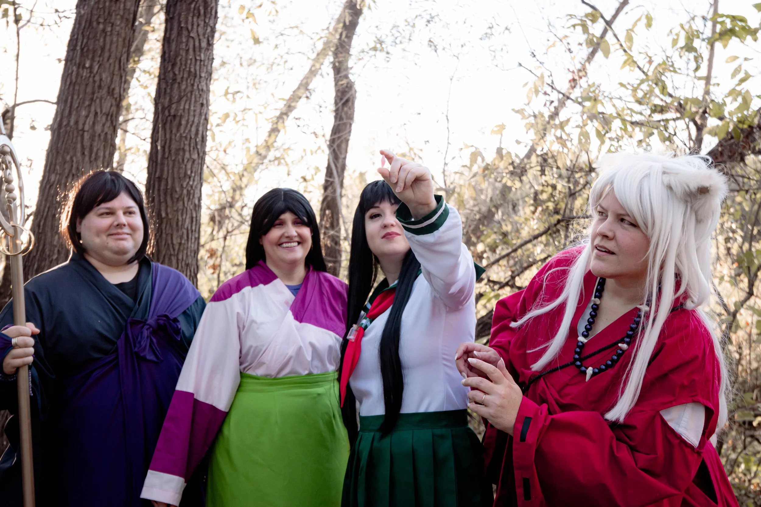 Shot by @mimoouniverse
@sundrop_meadow as Sango
@yomuchan_cosplay as Kagome
@teddiliza as Inuyasha