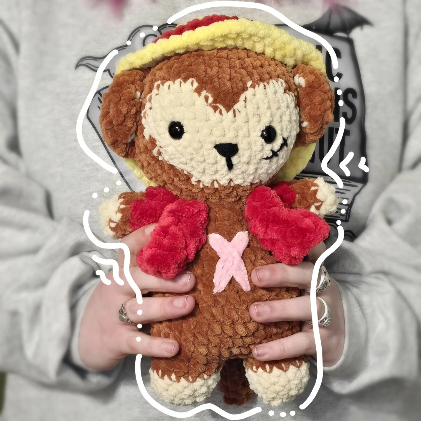Monkey D. Luffy - pattern modifications