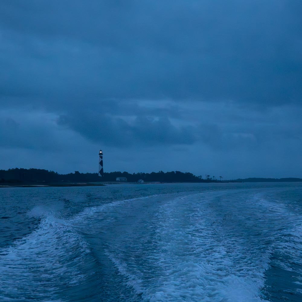5:08 pm - Night falls and the storm approaches.