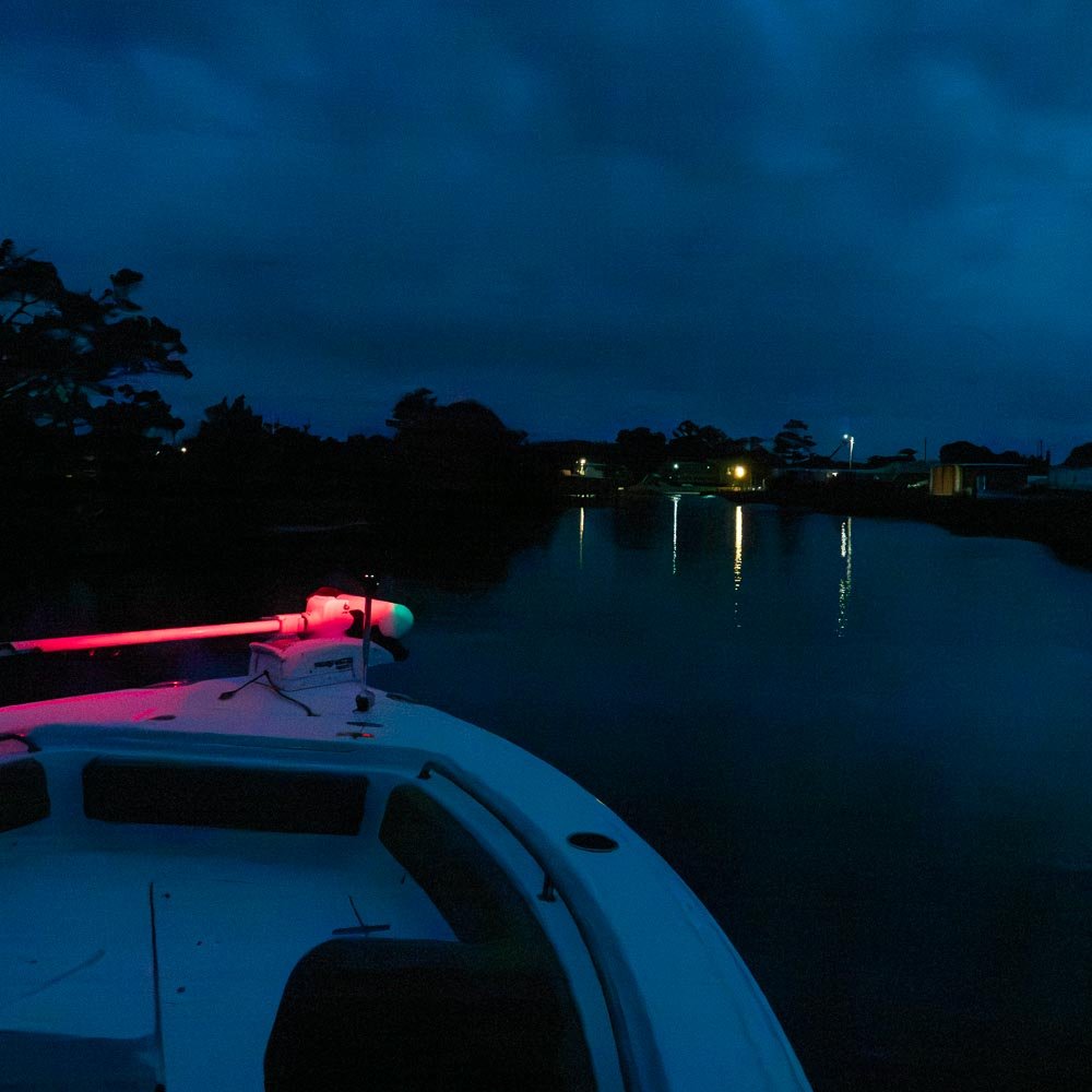5:27pm - We return to the Harkers Island Marina as the a light rain begins to fall.