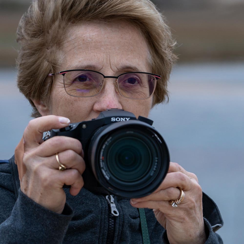… as she captures the last images of…