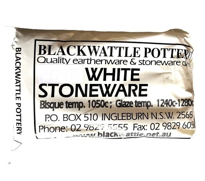 BLACKWATTLE FINE WHITE STONEWARE CLAY