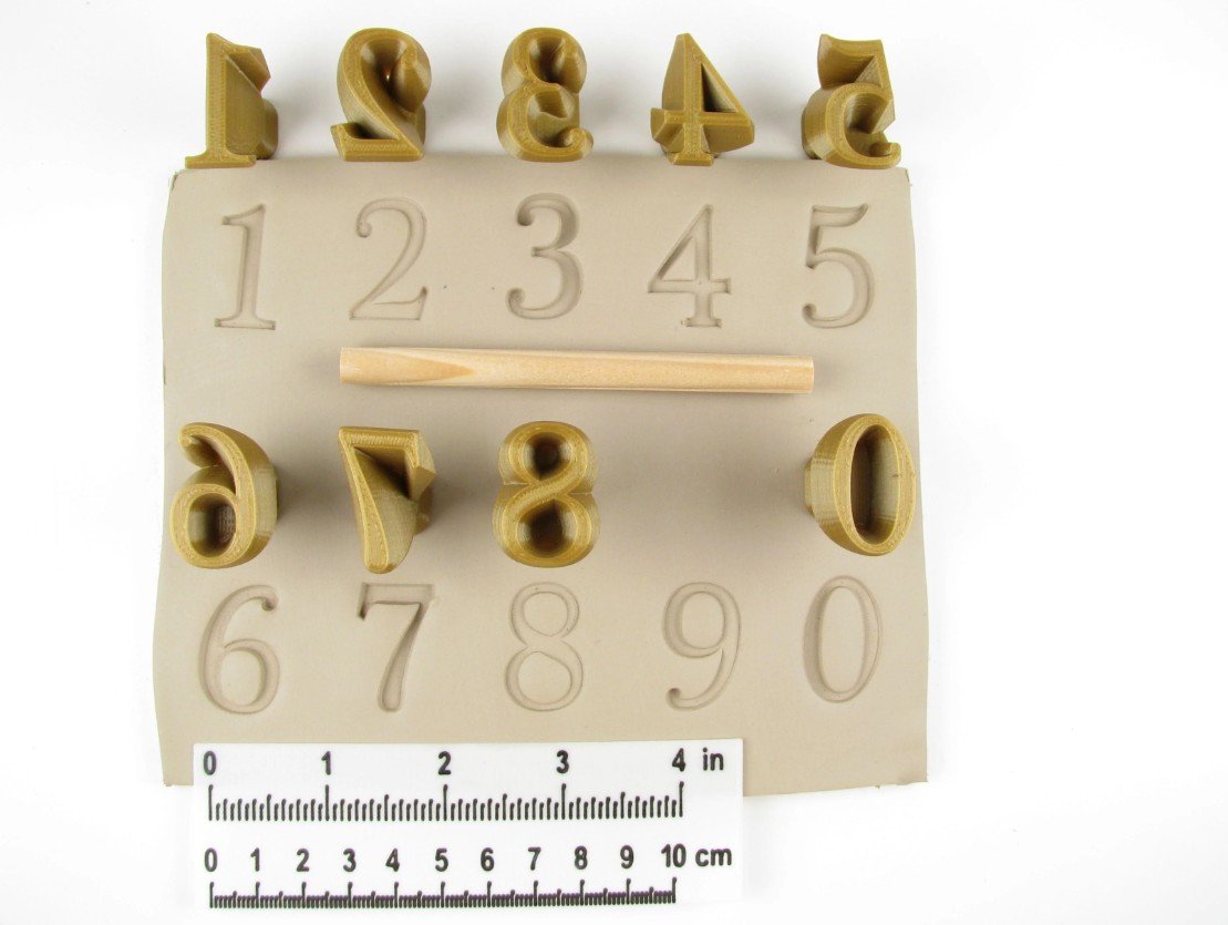 Marion Number Stamps 10mm or 1 inch