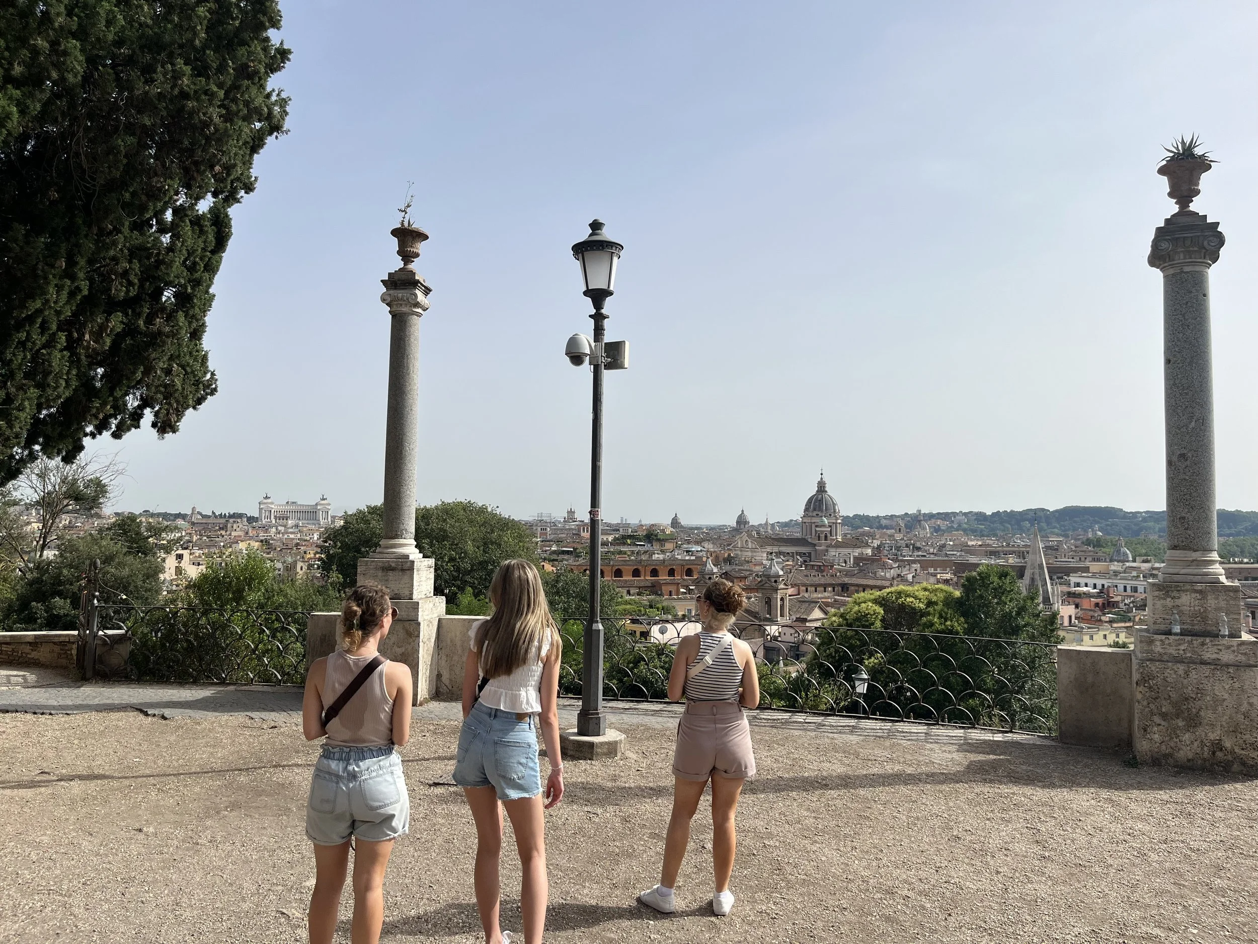 view of rome from above