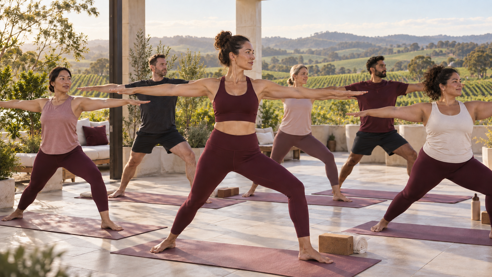 corporate yoga hunter valley