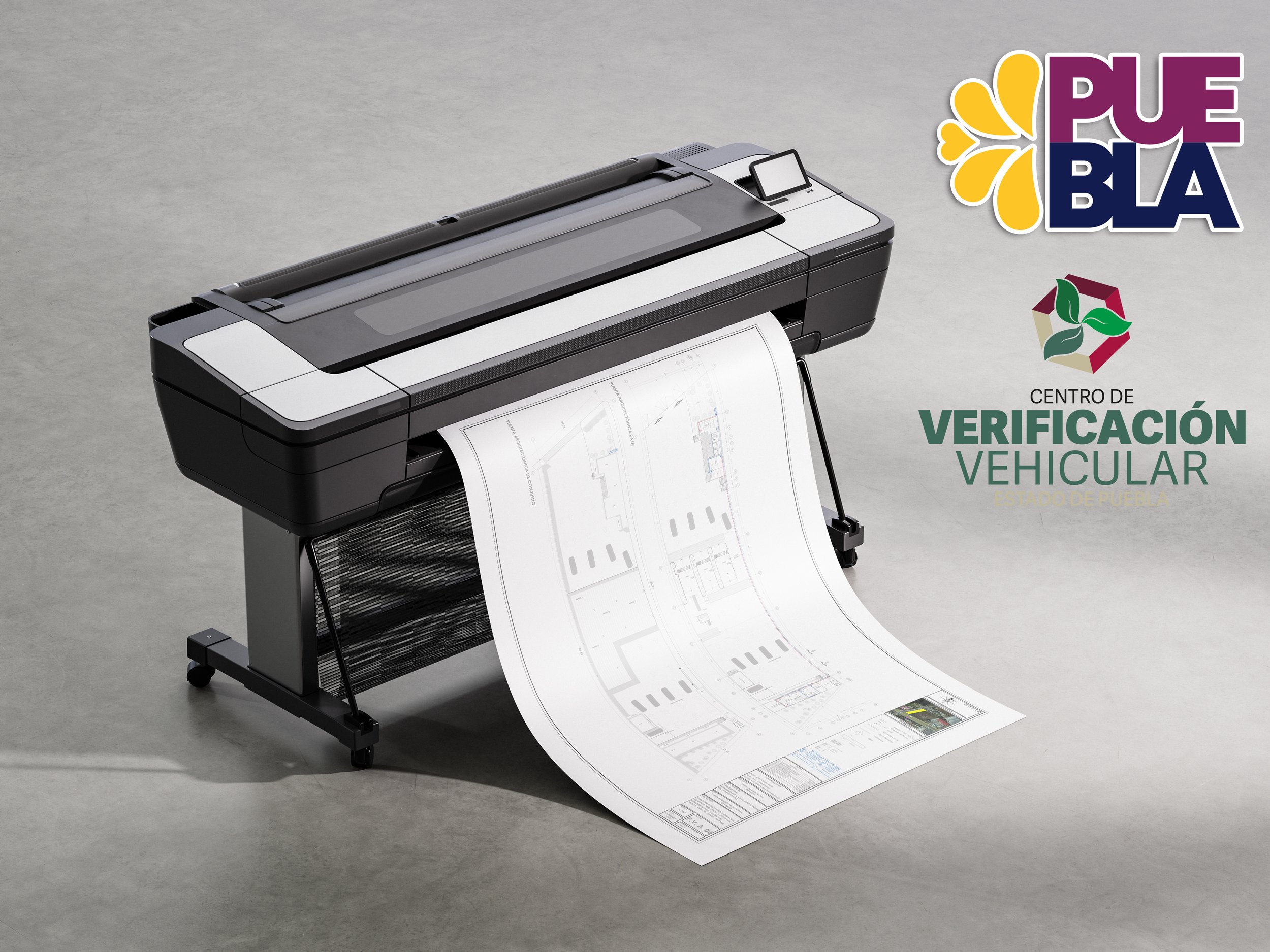 Edición de plano Verificentro Puebla