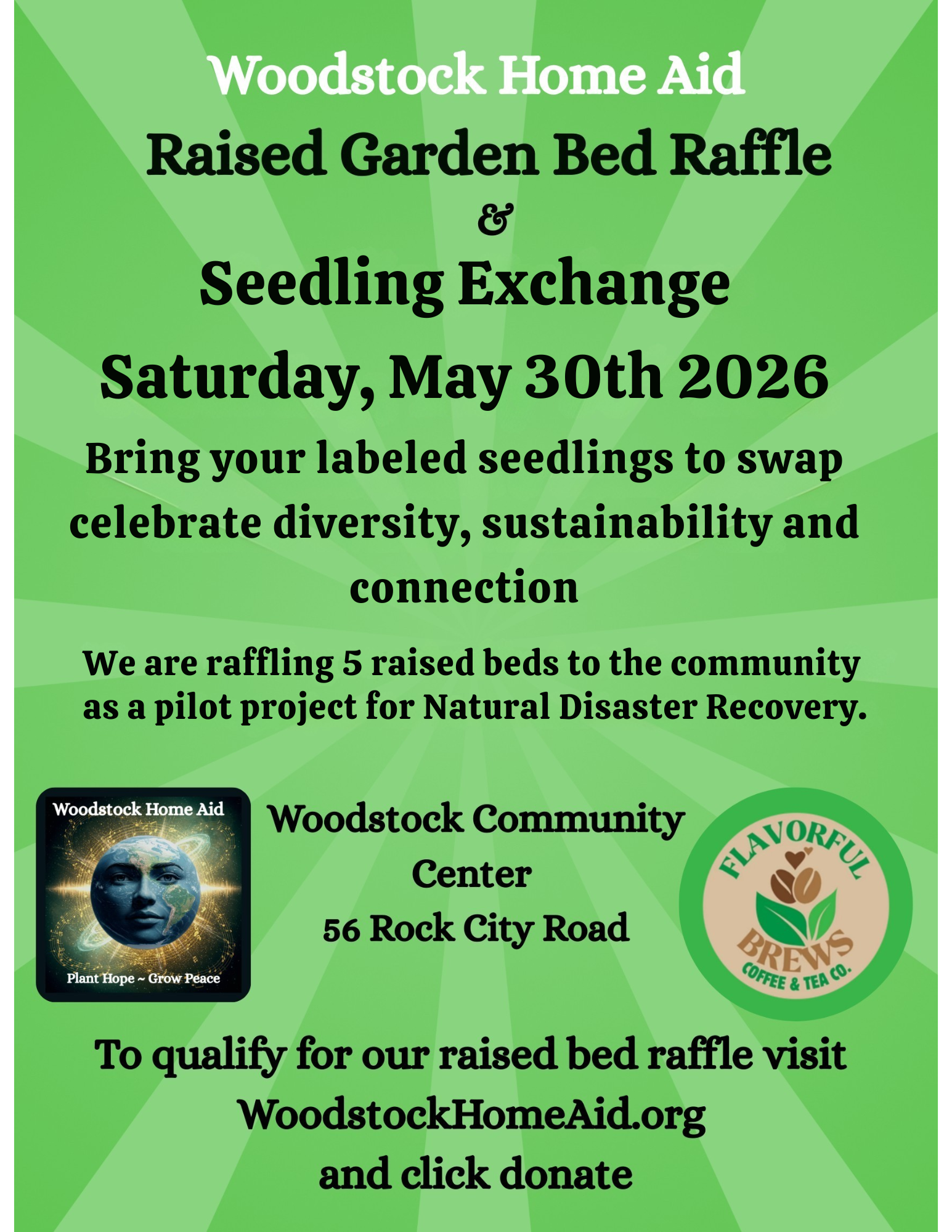 Seedling Exchange and Raised Bed Raffle 