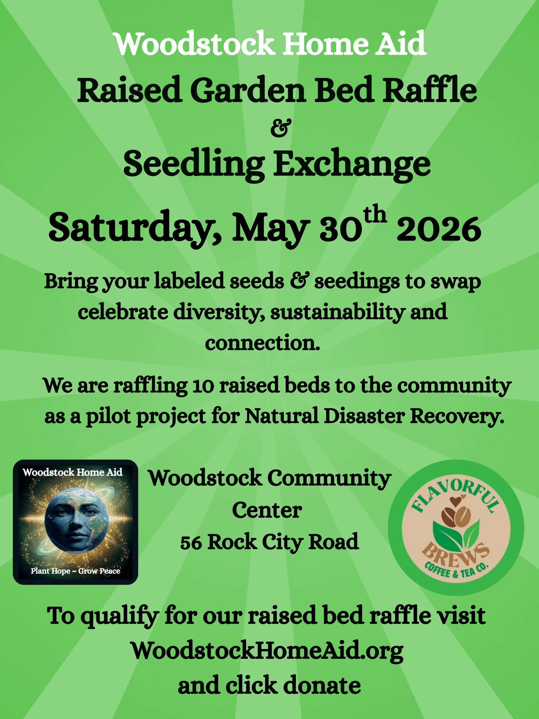 Seedling Exchange and Raised Bed Raffle 