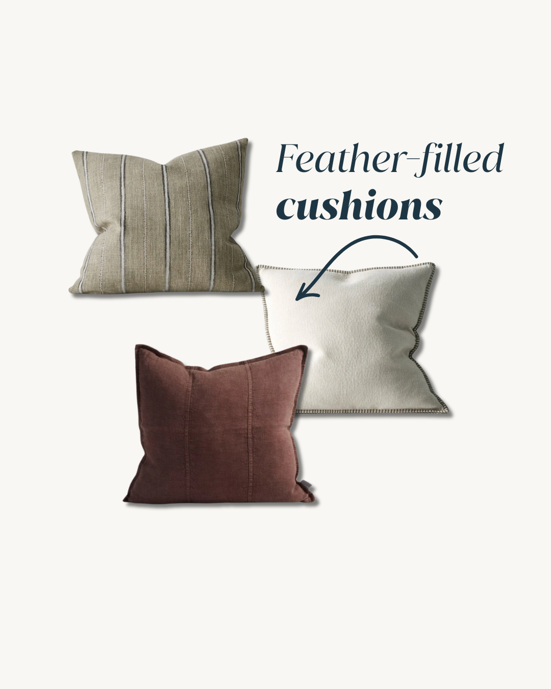 Italian style cushions