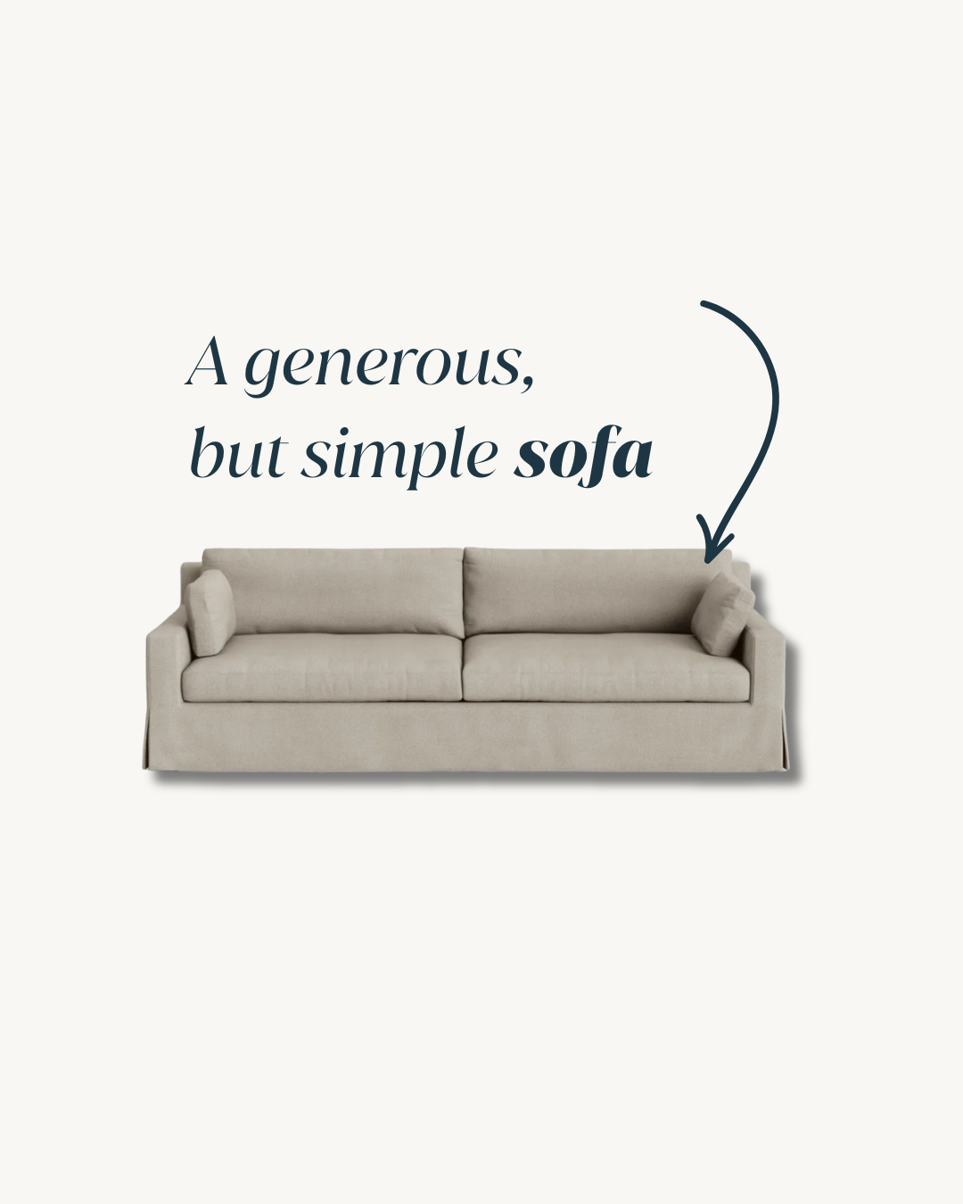 Modern Tuscan sofa