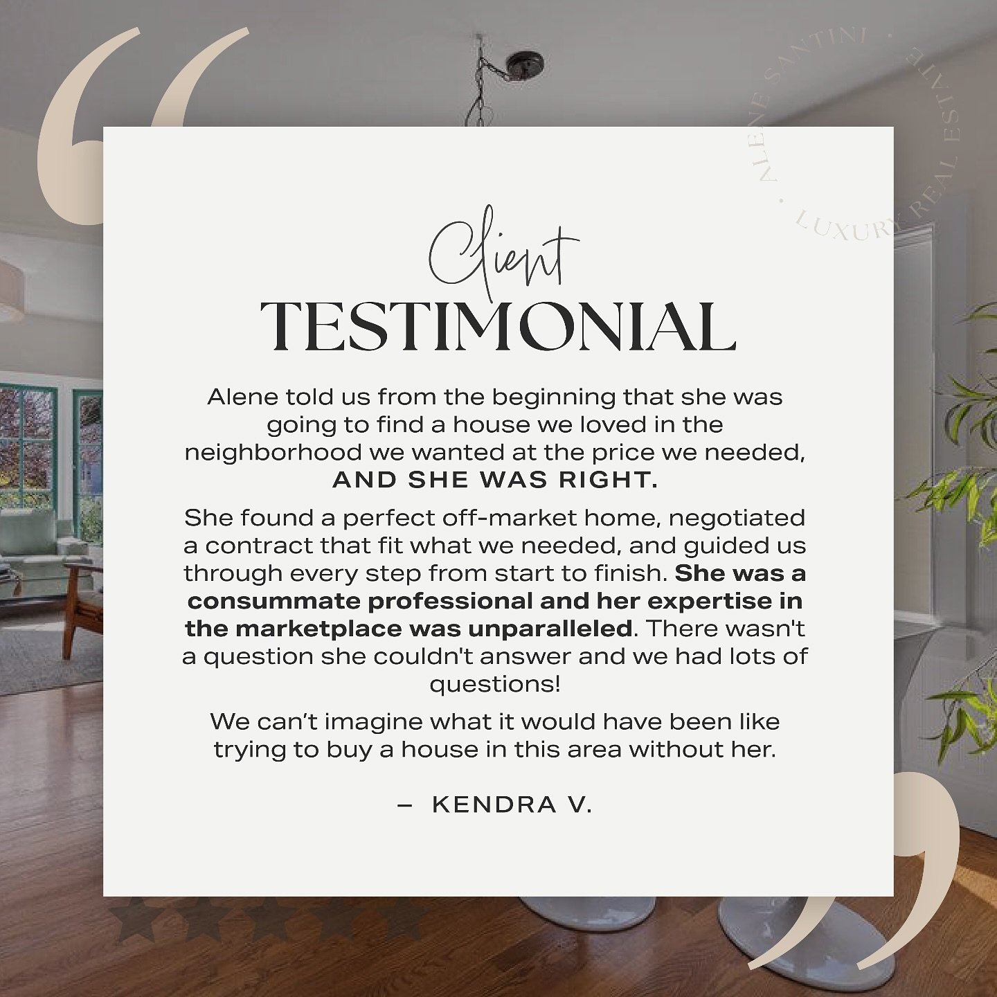 Testimonial Tuesday! When you&rsquo;re ready, you know who to call.
.
.
.
#alenesantini&nbsp;#realestate&nbsp;#sanfranciscorealestate&nbsp;#bayarearealestate&nbsp;#pacificarealestate&nbsp;#auburnrealestate #google 
.
