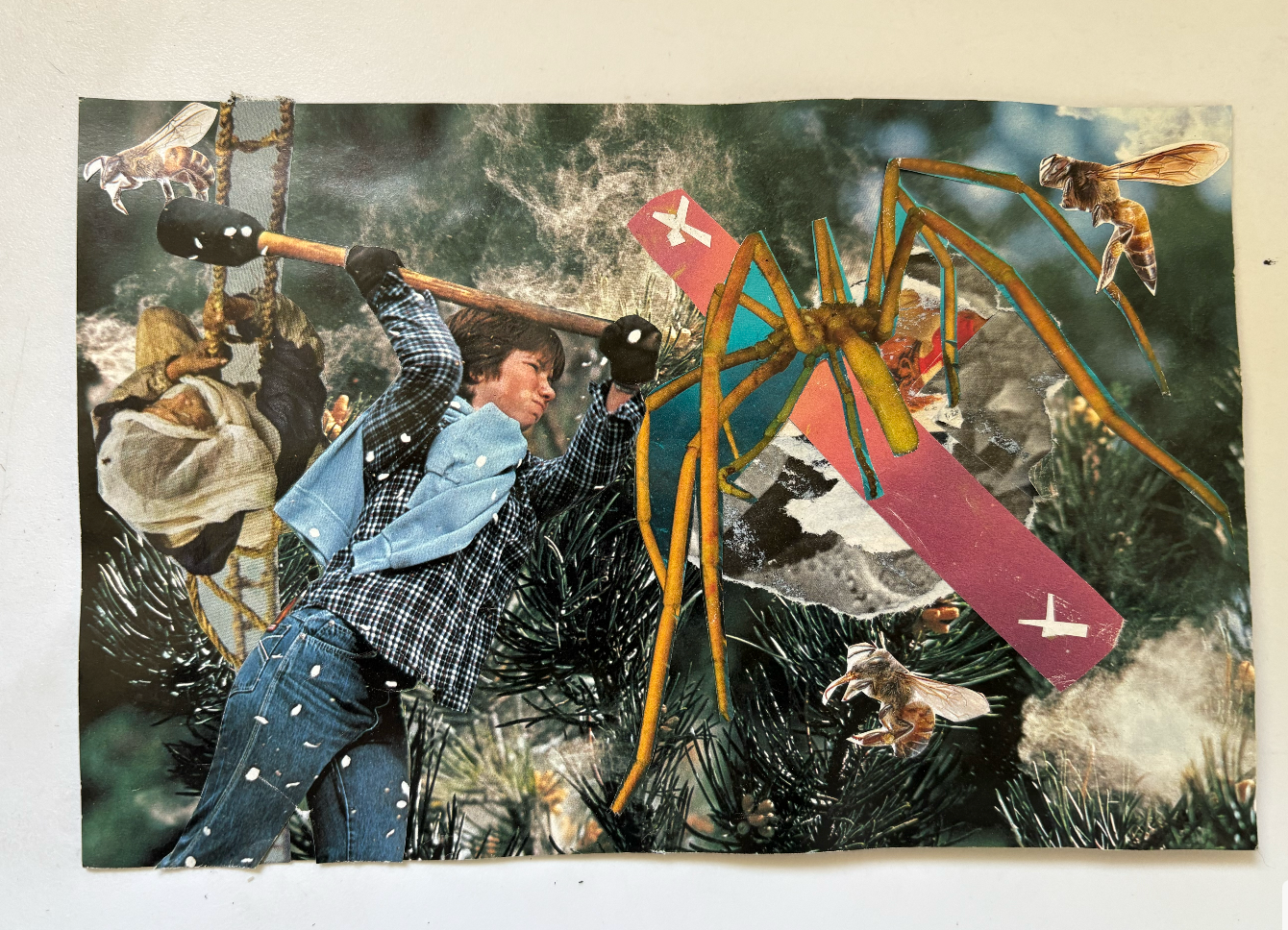 "Untitled" Collage on Paper 2025