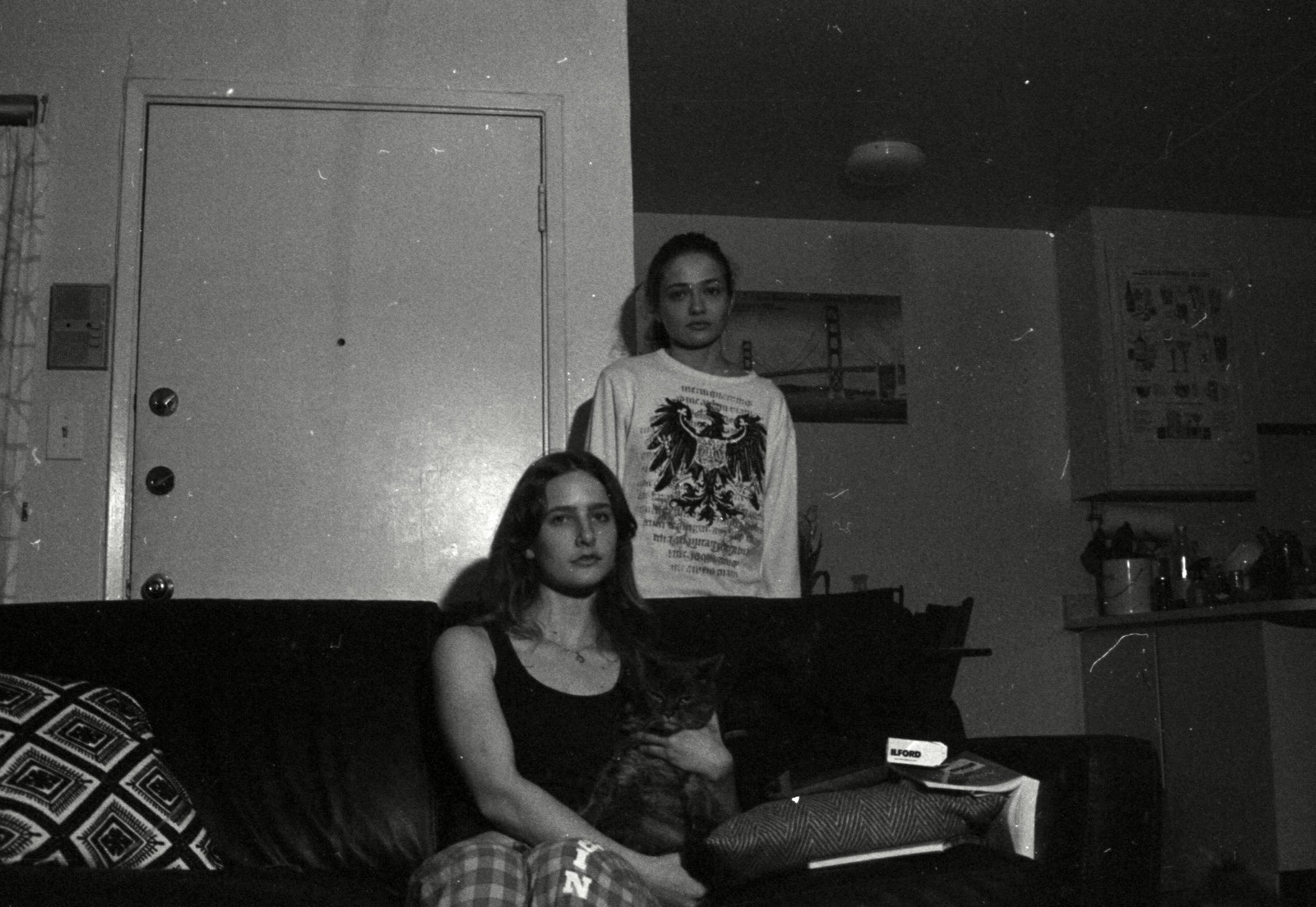 "Mirabel and Frances" 35 mm Ilford HP5 Plus ISO 400
