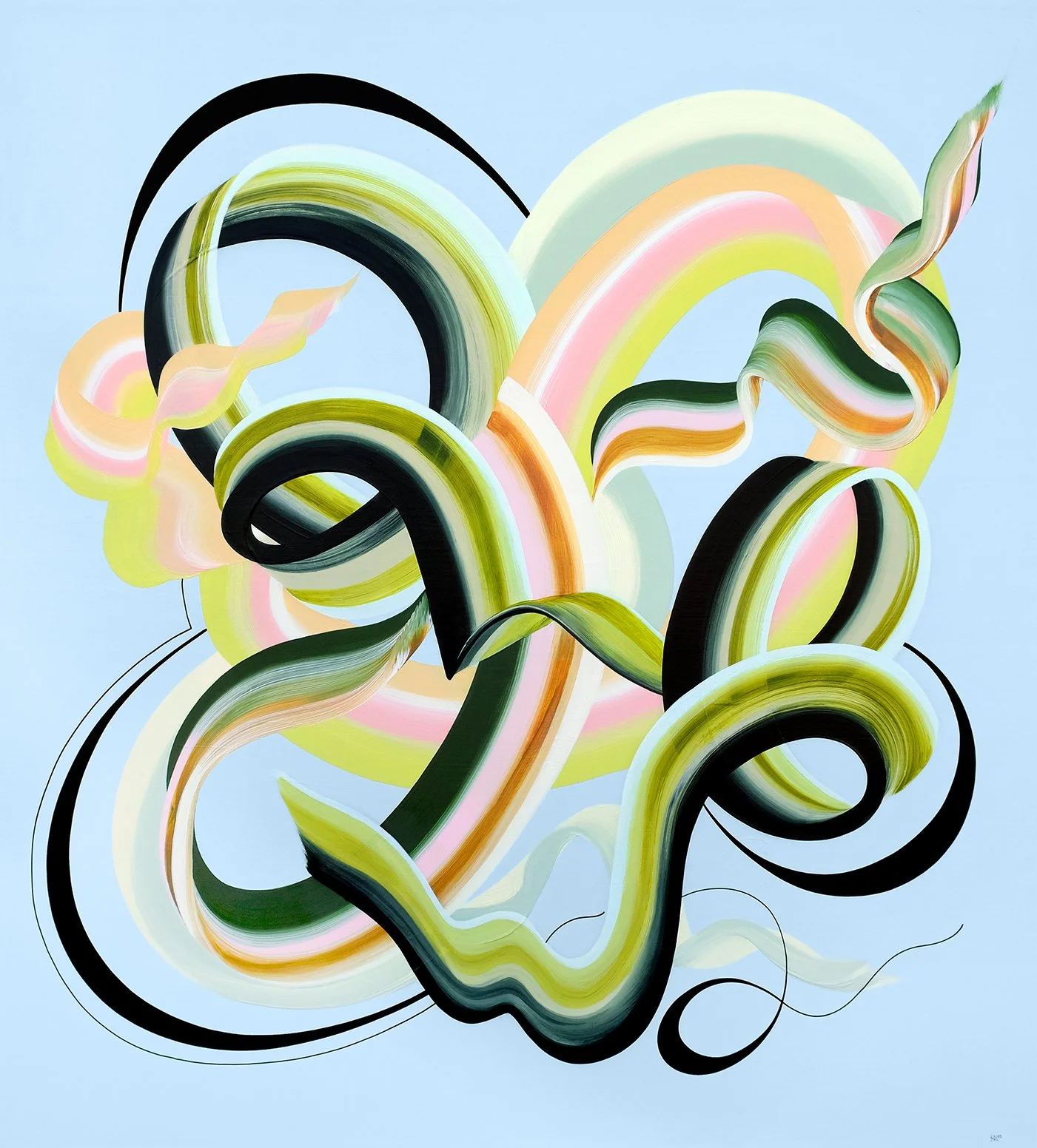 Live in the Sunshine / 36"w x 40"h / Acrylic on Canvas