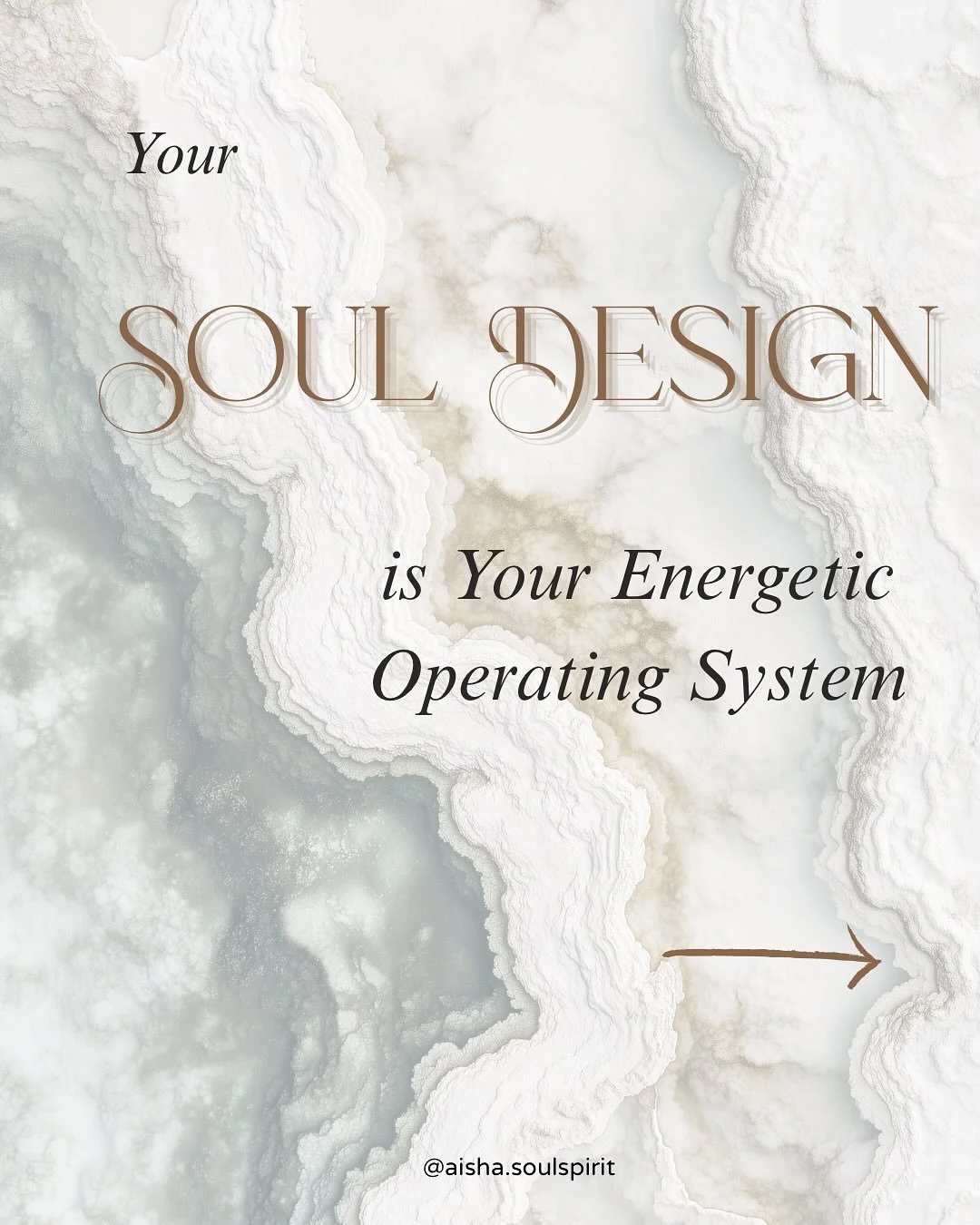 Your Soul Design is your Energetic Operating System 
💎

You don&rsquo;t need more healing.
 You need to stop ignoring the way your energy was actually designed to work!

You&rsquo;ve done the inner work. You&rsquo;ve tried the affirmations, the full