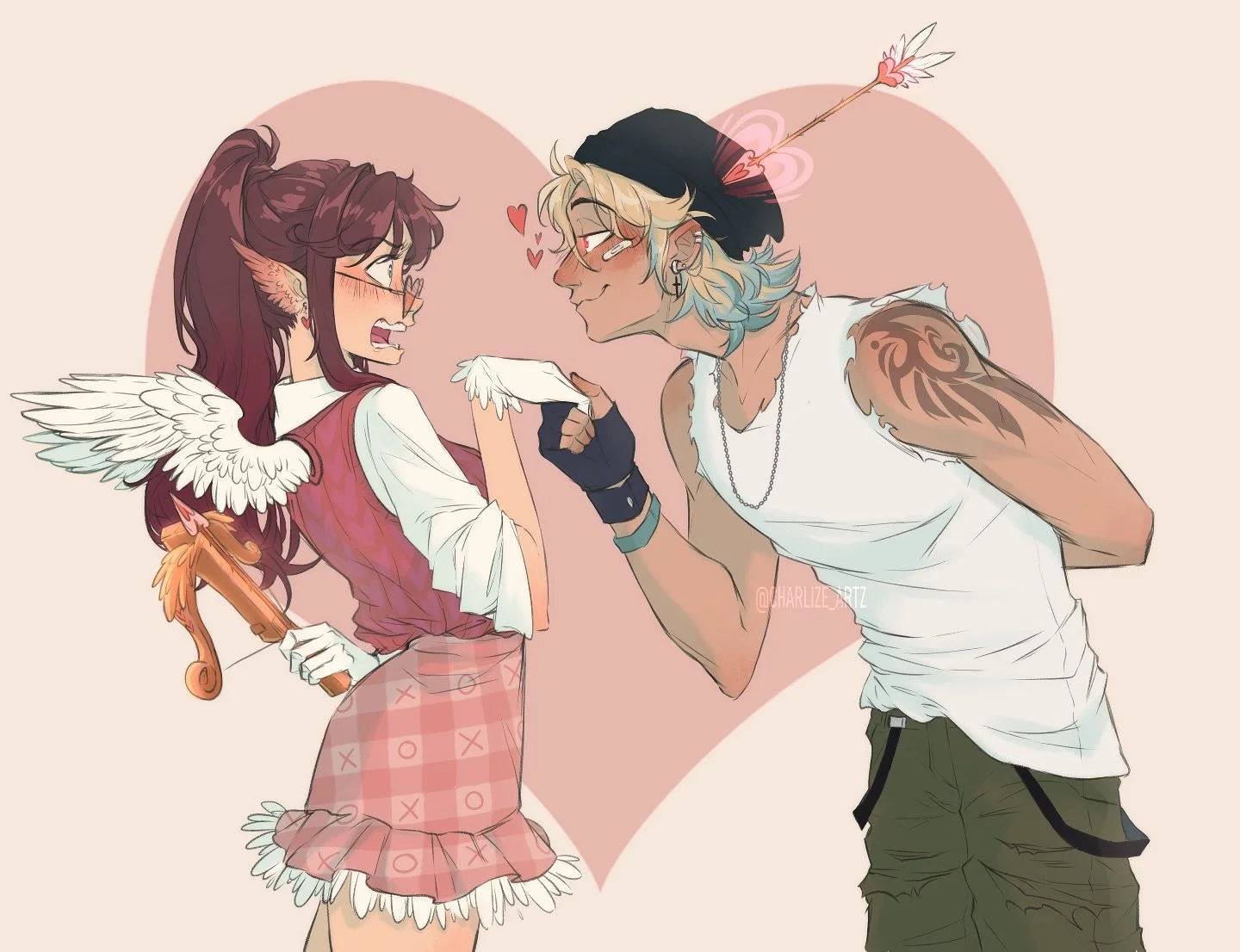 Oops&hellip;💘

#originalcharacter #cupid #digitaldrawing #wacom #comedy