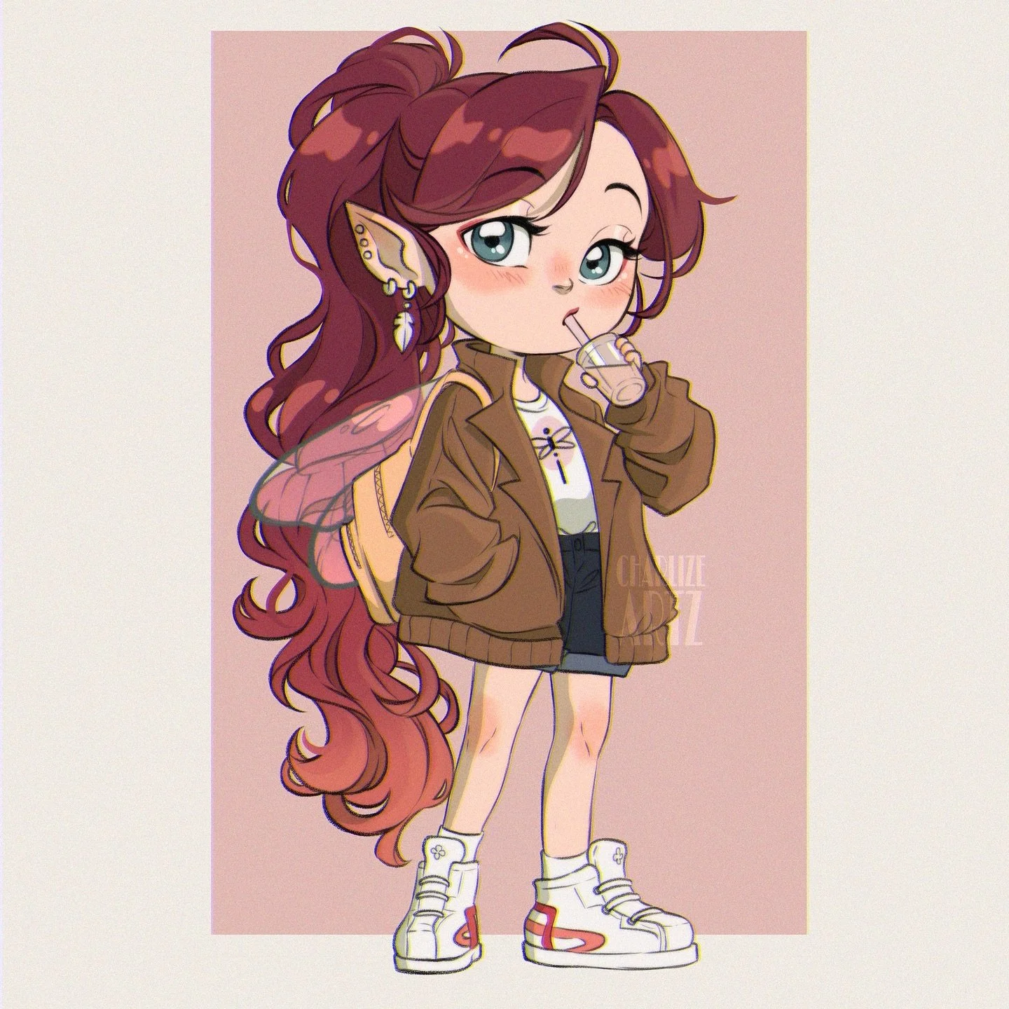 Chibi fairy 🥰🥰
#chibi #digitalart #originalcharacter