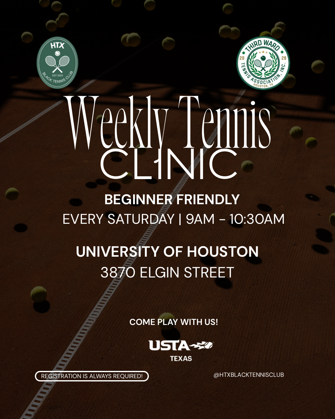 Weekly Tennis Clinic