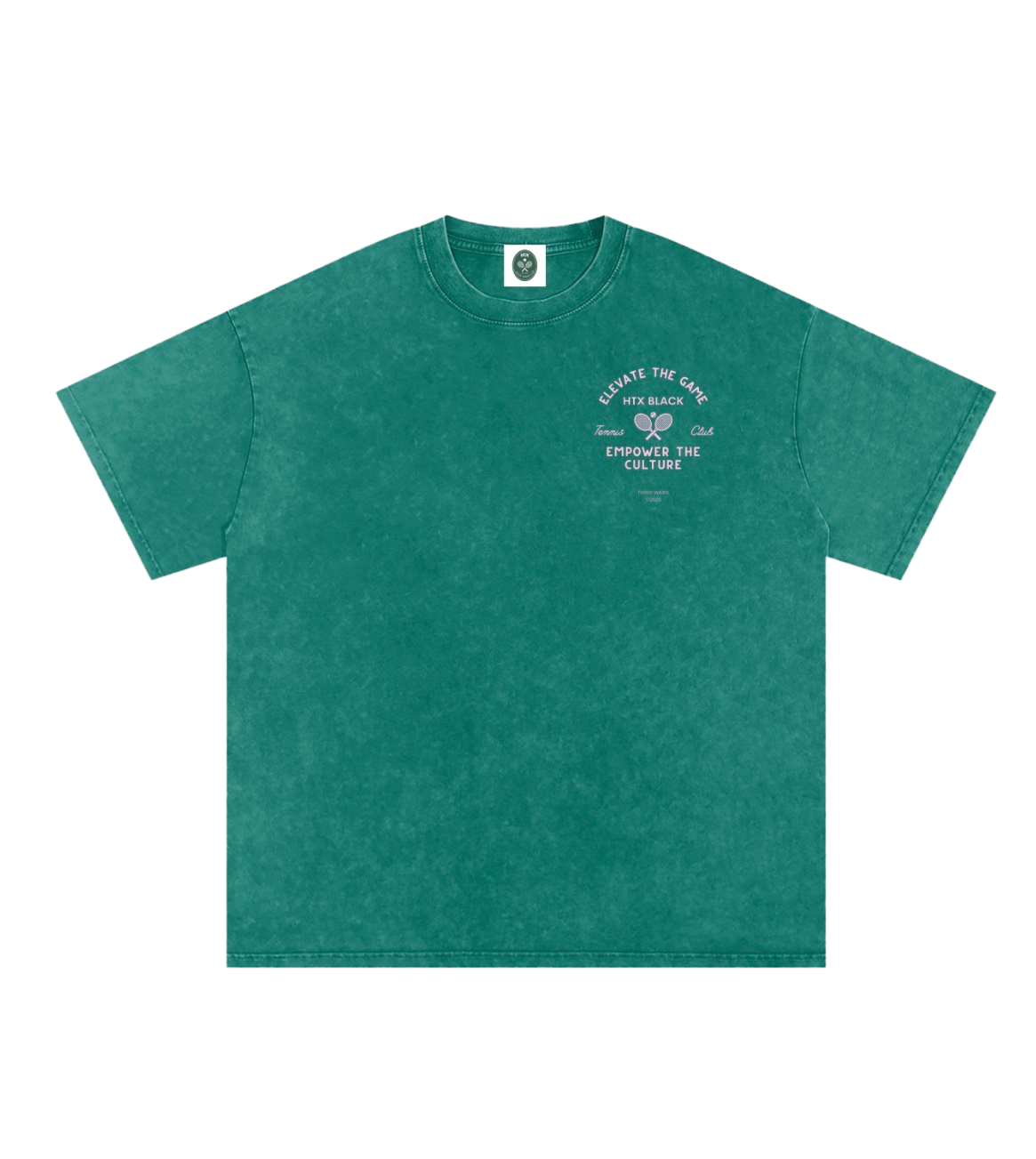 Club Snow Washed Oversized Cotton T-Shirt (Unisex)