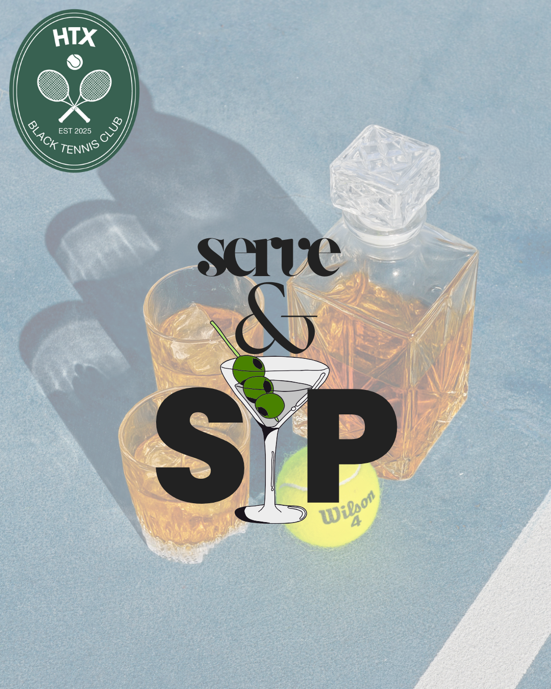Serve & Sip @ My Tennis Wall 🎾🥂