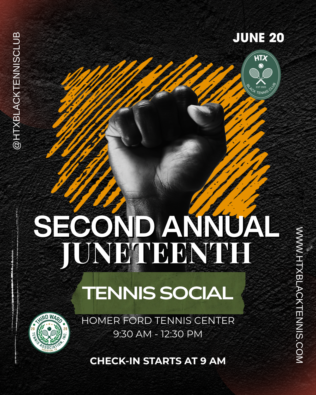 🎾 Second Annual Juneteenth Tennis Social