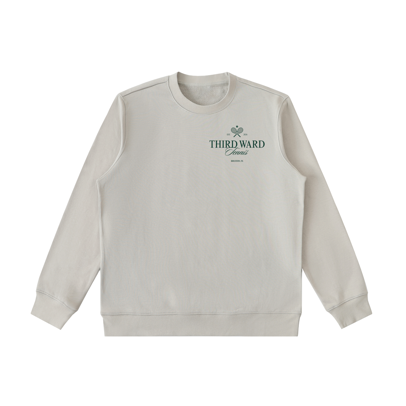 Third Ward Tennis Essential Heavyweight Crewneck  Sweatshirt