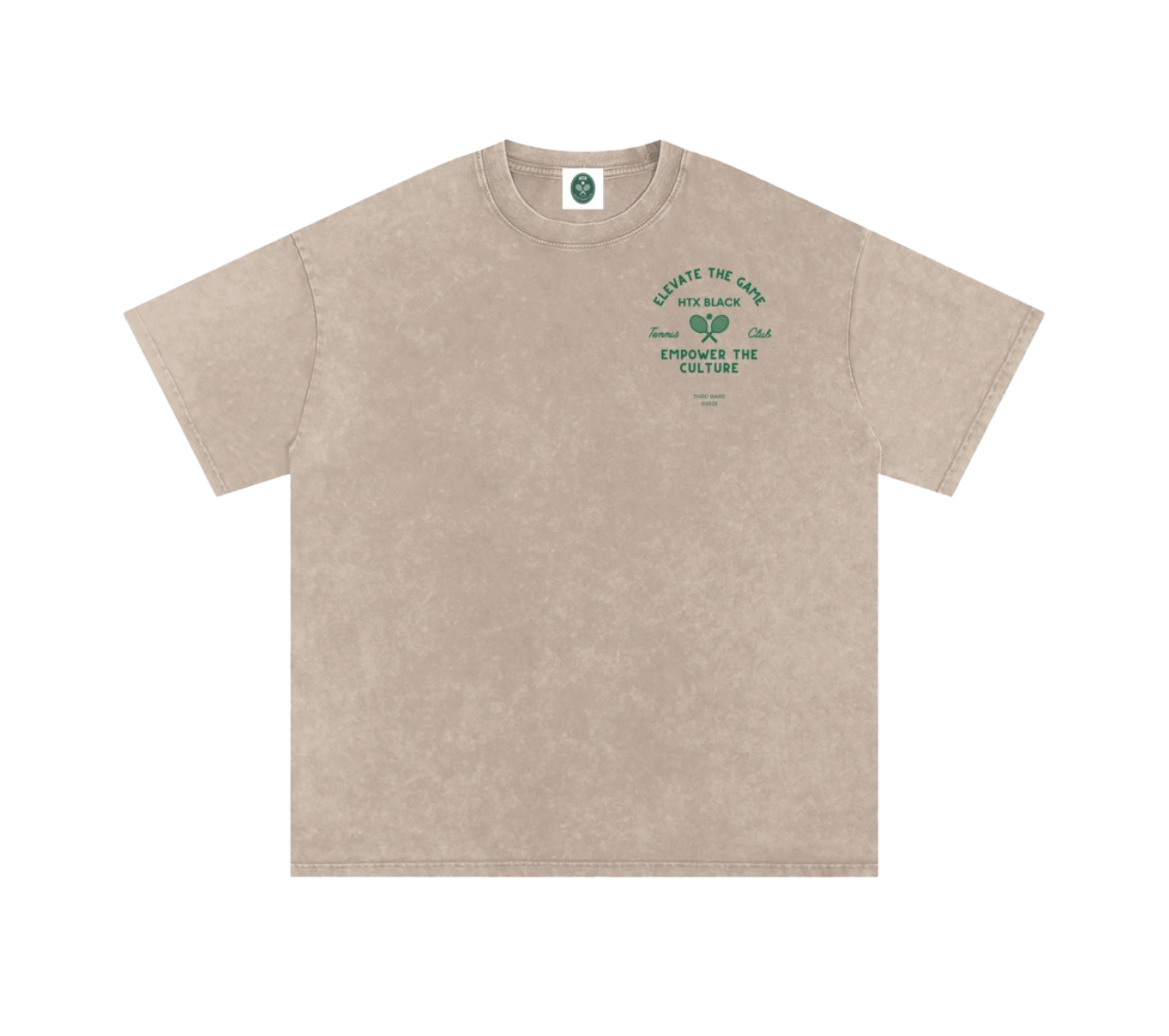 Club Snow Washed Oversized Cotton T-Shirt (Unisex)