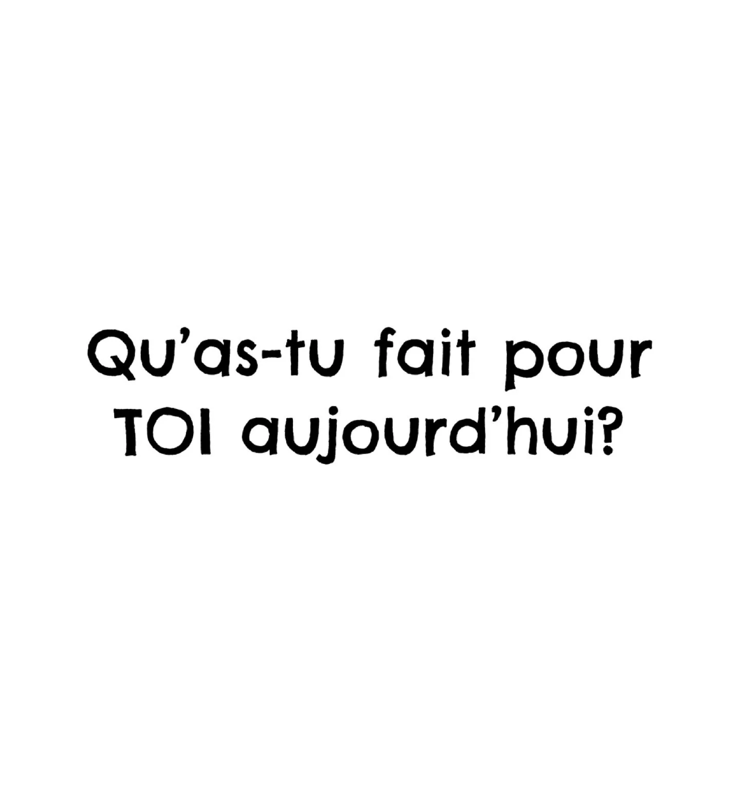 Qu&rsquo;as-tu fait pour TOI aujourd&rsquo;hui? ✨

La vie va vite.
Tellement vite&hellip; qu&rsquo;il devient facile de s&rsquo;oublier en chemin.

Aujourd&rsquo;hui, je n&rsquo;ai pas fait le choix conscient de me choisir.

J&rsquo;ai travaill&eacut