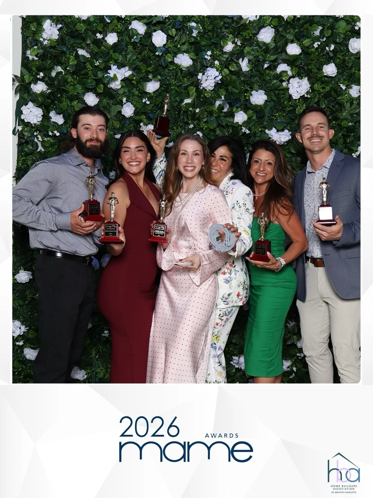 Thank you to our friends @hbagreatercharlotte for having us at the 🏆2026 MAME Awards Night! Our photo booths captured all those winning smiles as Charlotte&rsquo;s finest builders took home well deserved awards. Everyone looked amazing, and we&rsquo